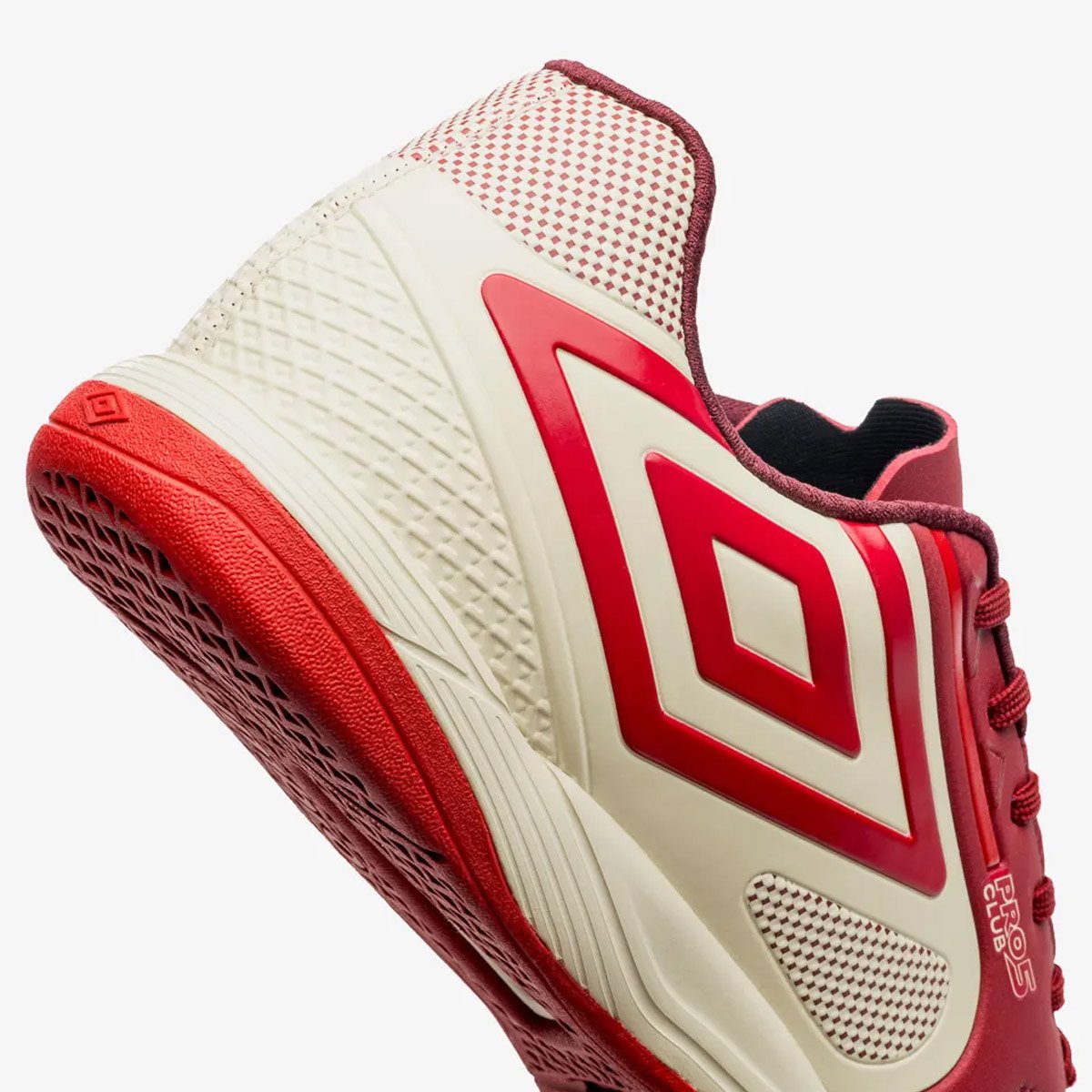Chuteira Futsal Umbro Pro 5 Bump Club Unissex Vermelho Vermelho 7