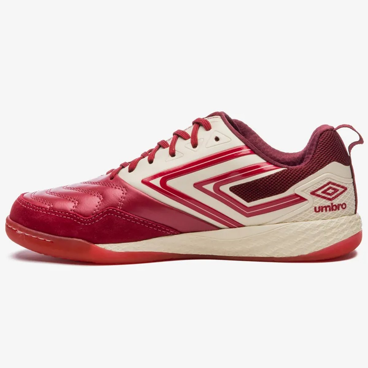 Chuteira Futsal Umbro Pro 5 Bump Unissex Vermelho Vermelho 2