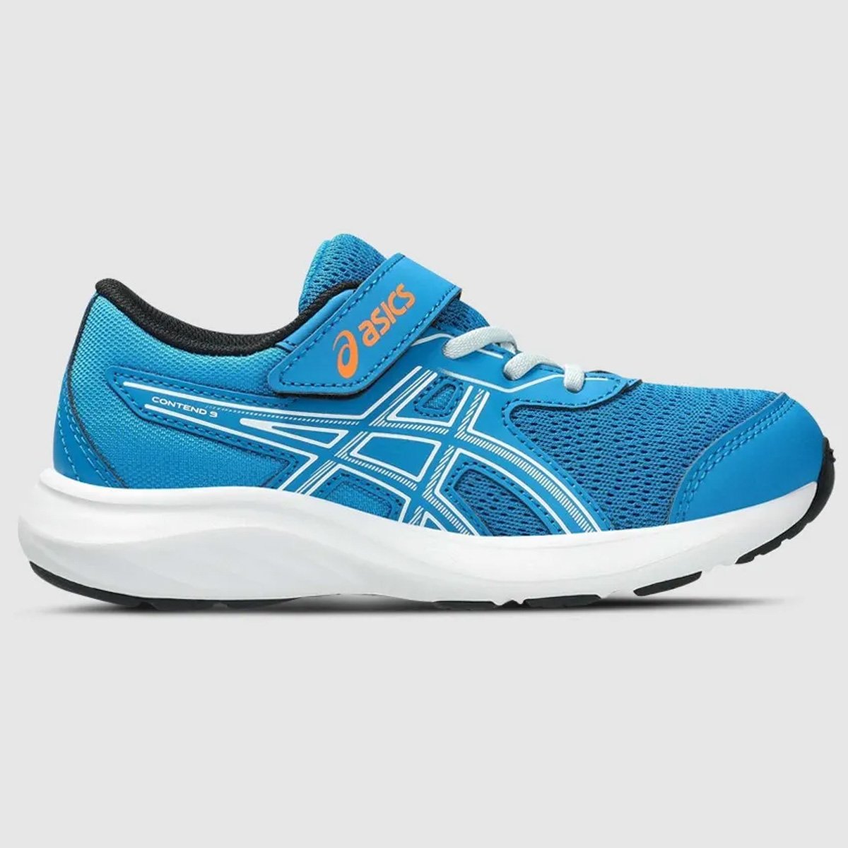 Tenis Asics Contend 9 PS Infantil Azul