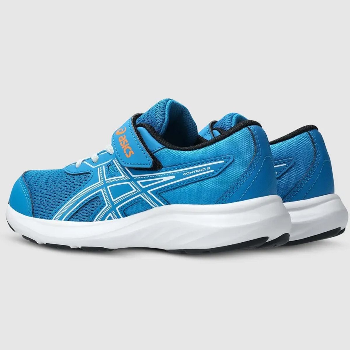 Tenis Asics Contend 9 PS Infantil Azul Azul 5