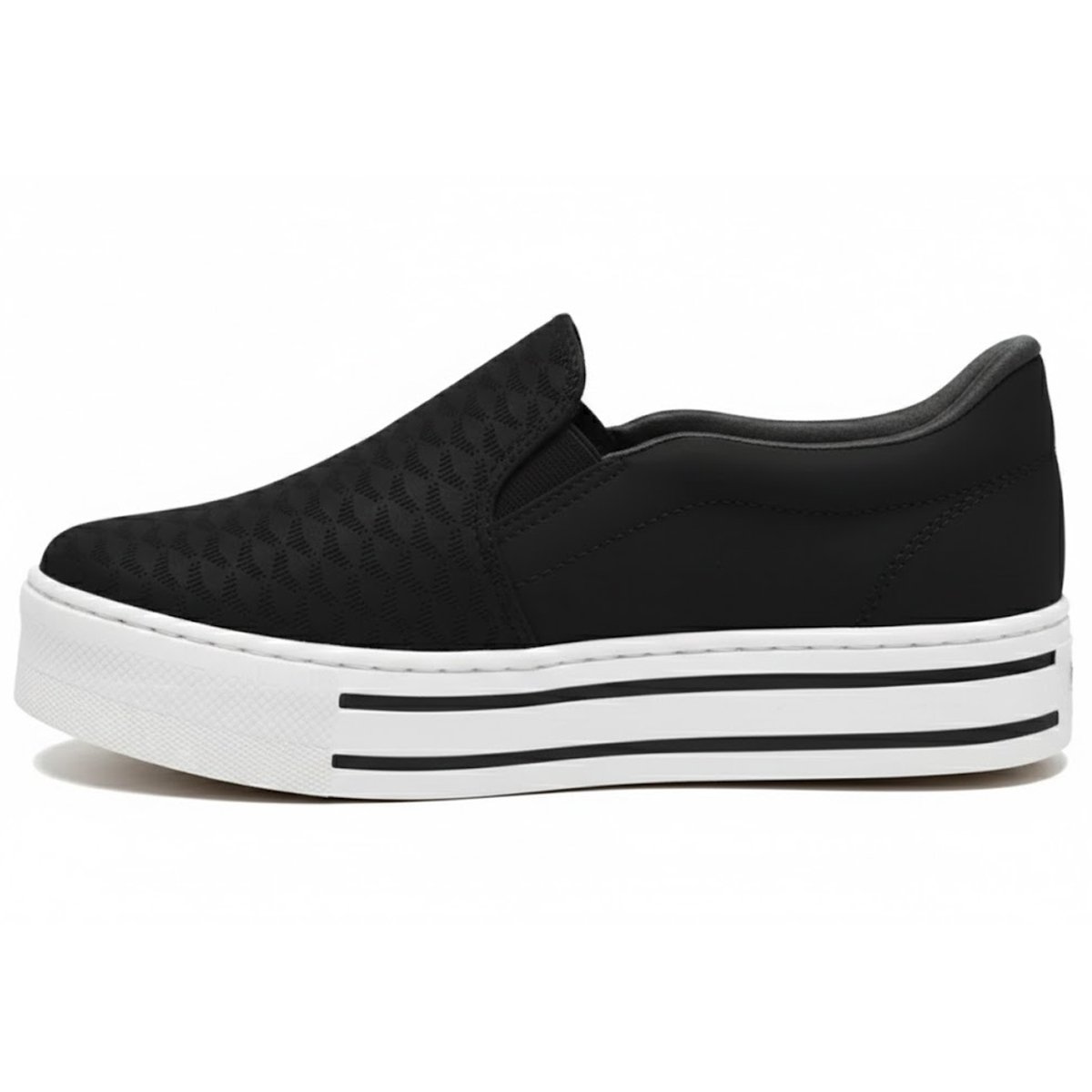 Tenis Via Marte 010-035 Feminino Preto Preto 2