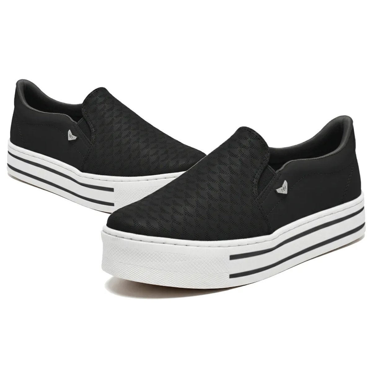 Tenis Via Marte 010-035 Feminino Preto Preto 5