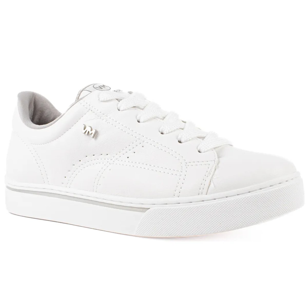 Tenis Via Marte 016-008 Feminino Branco Branco 5