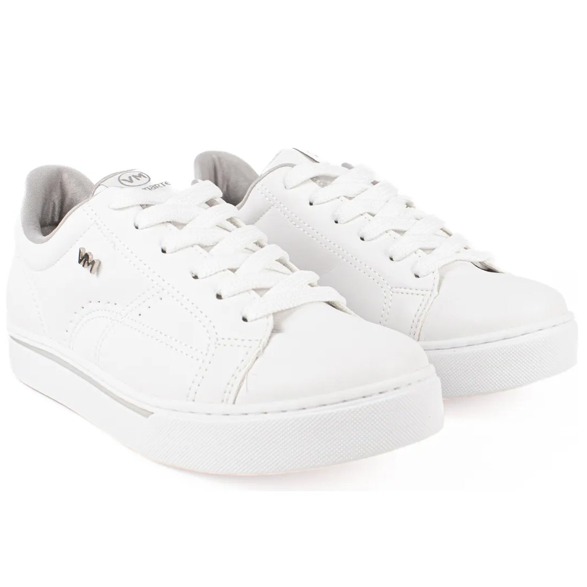 Tenis Via Marte 016-008 Feminino Branco Branco 4
