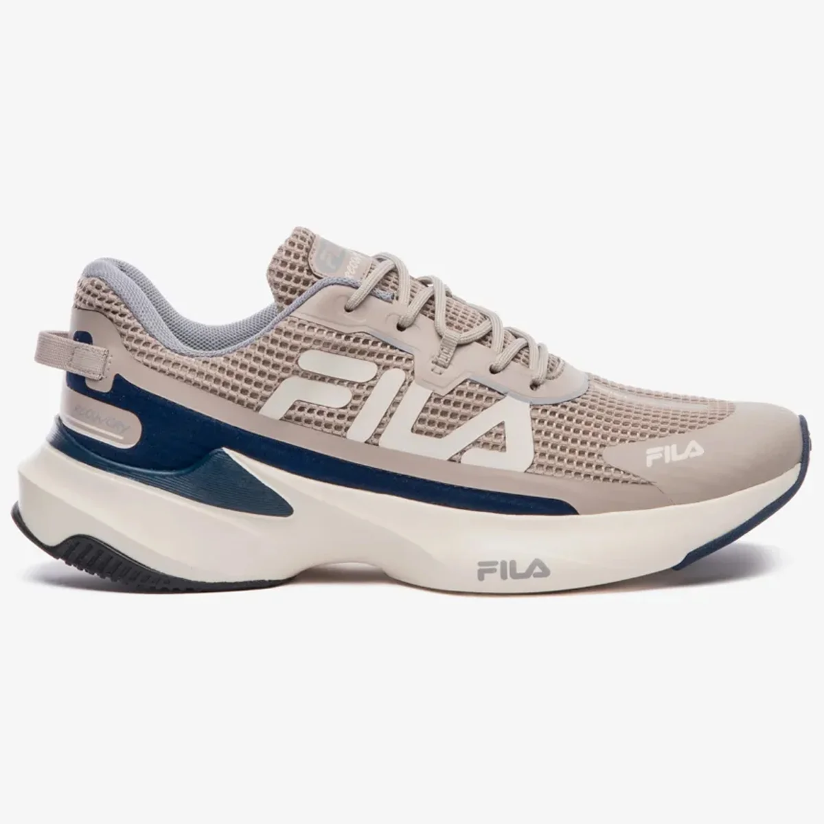 Tenis Fila Recovery Masculino Castanho