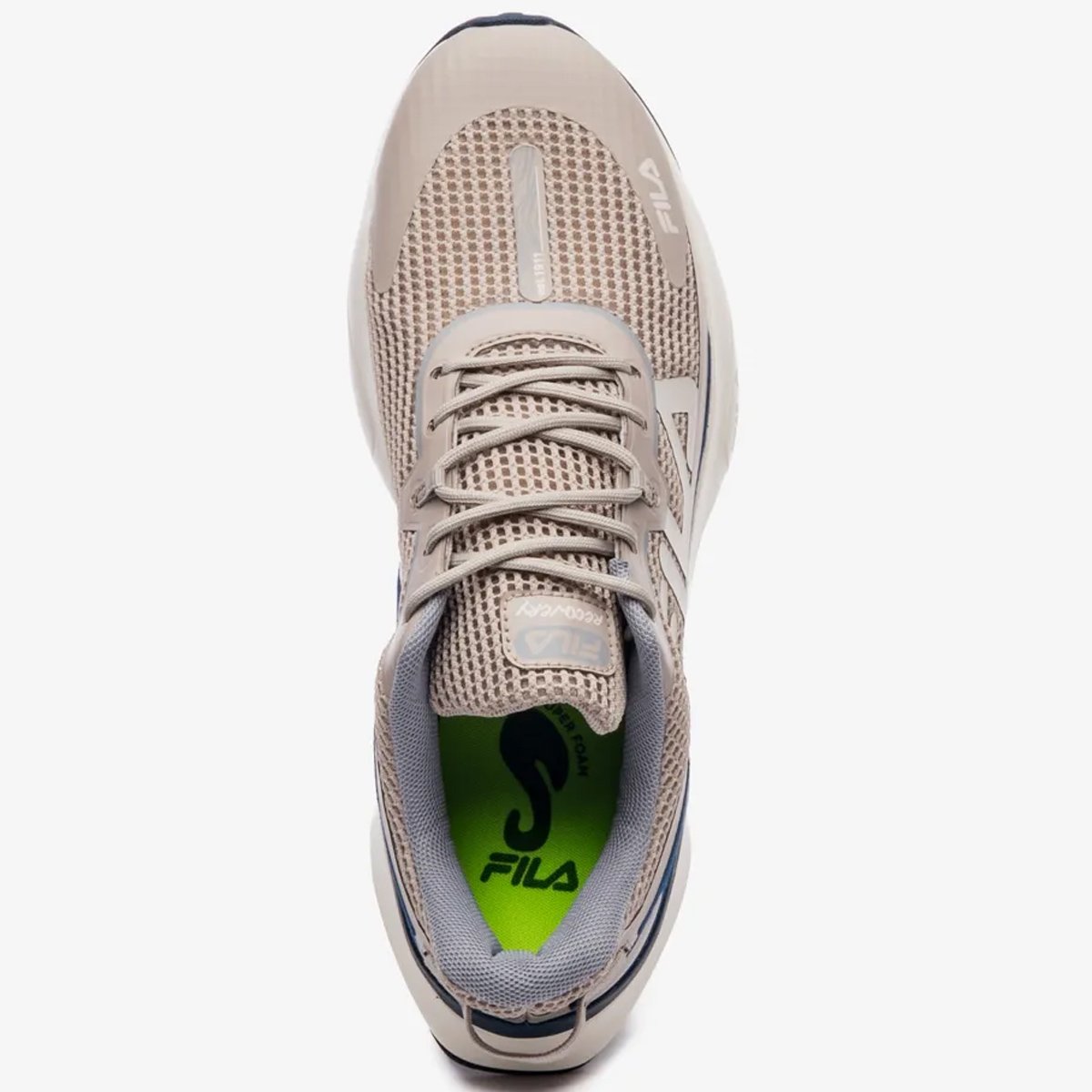 Tenis Fila Recovery Masculino Castanho Bege 4