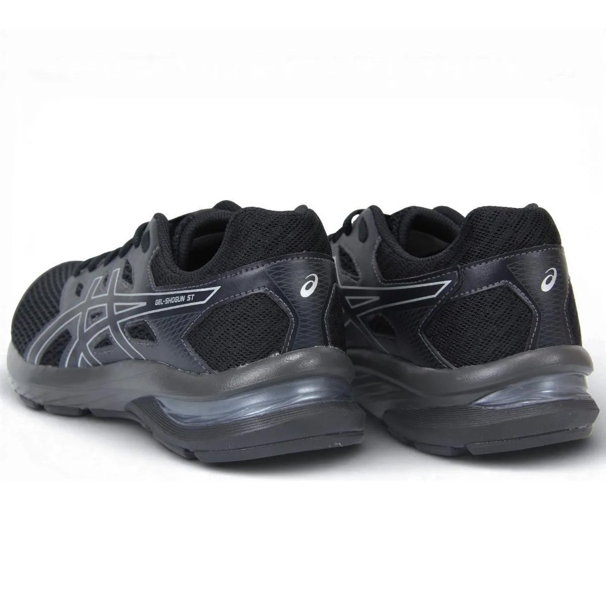 Tenis Asics Gel Shogun ST Masculino Preto Preto 4