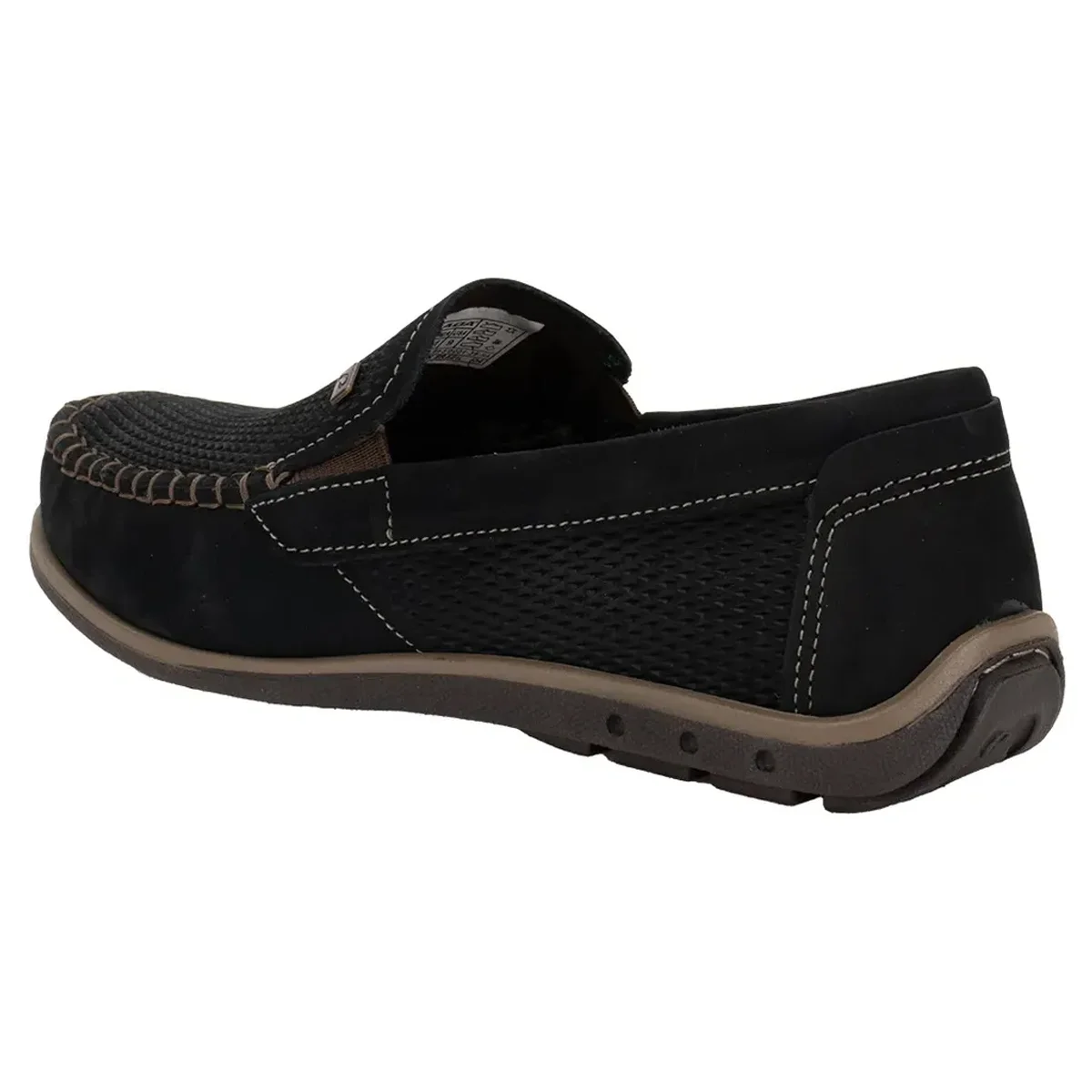 Mocassim Pegada Drive 141606 Masculino Marinho Preto 4