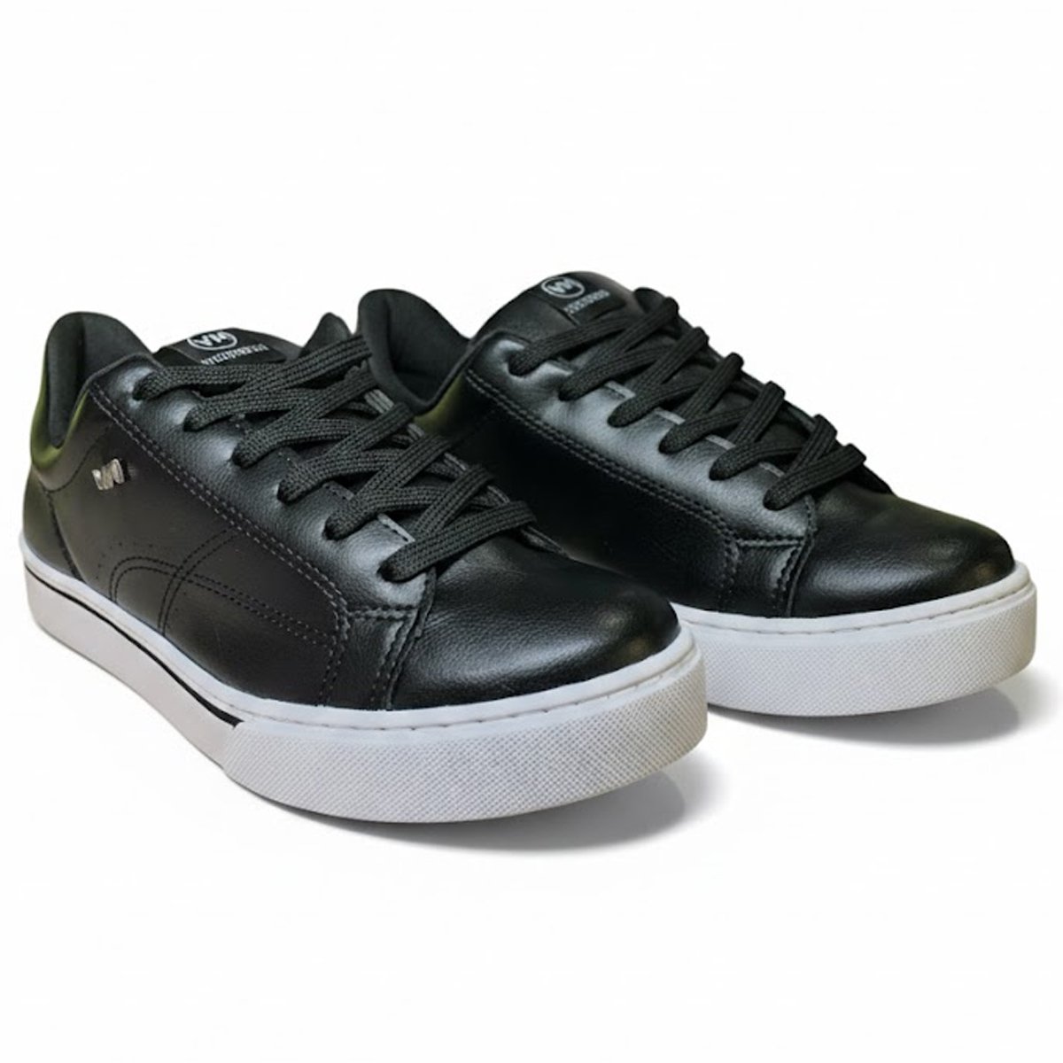 Tenis Via Marte 016-008 Feminino Preto Preto 4