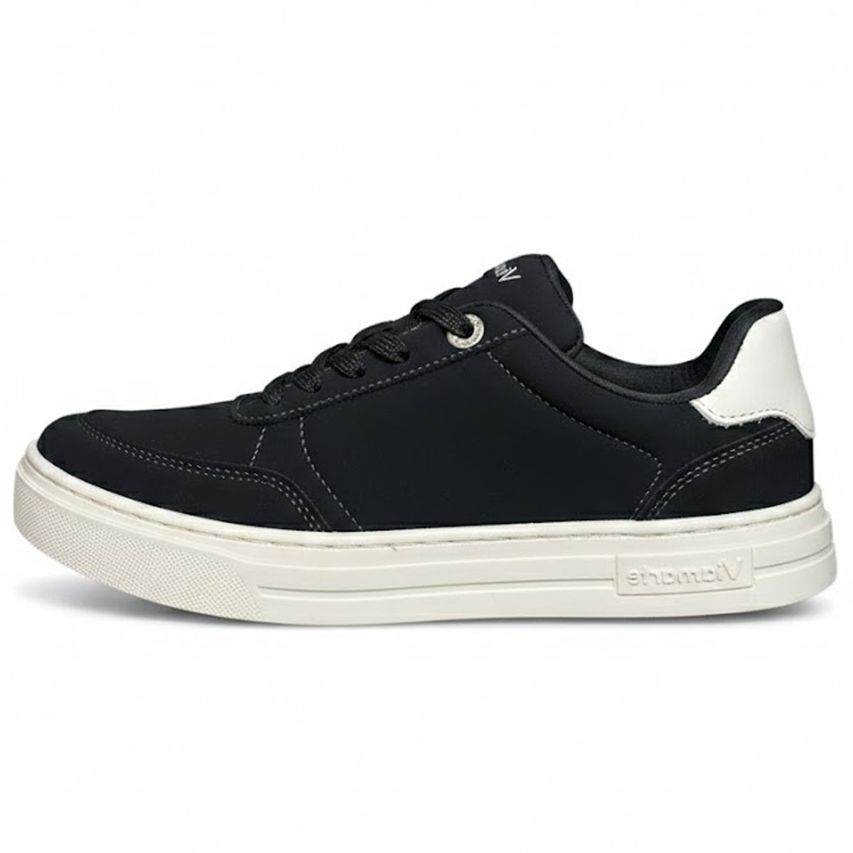 Tenis Via Marte 281-001 Feminino Preto Preto 2