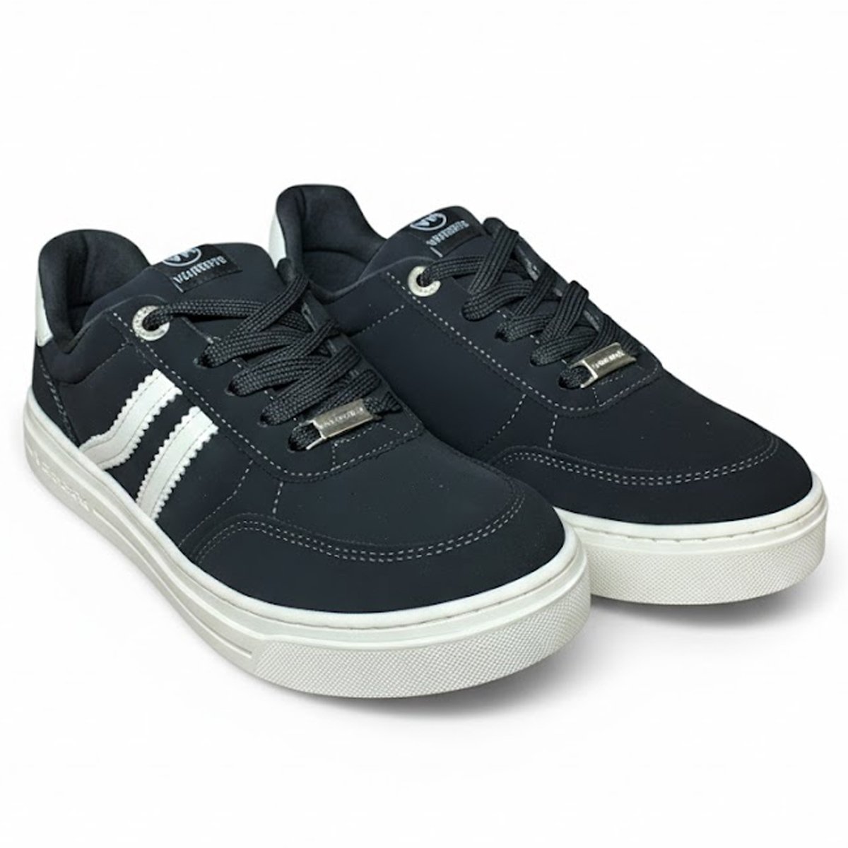 Tenis Via Marte 281-001 Feminino Preto Preto 5