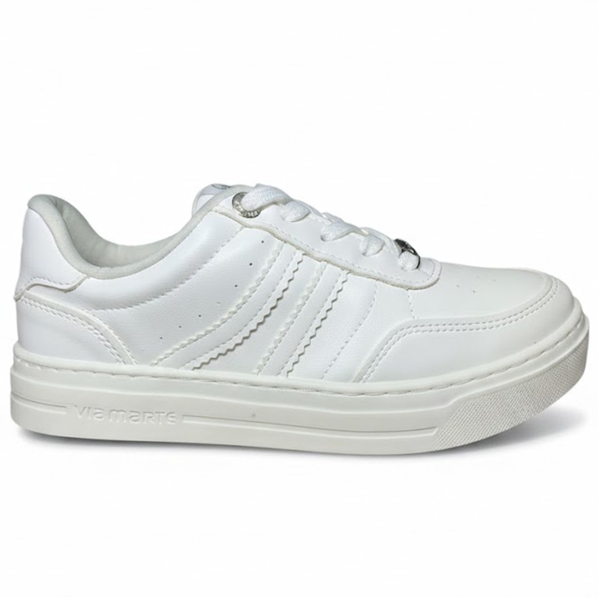 Tenis Via Marte 281-001 Feminino Branco