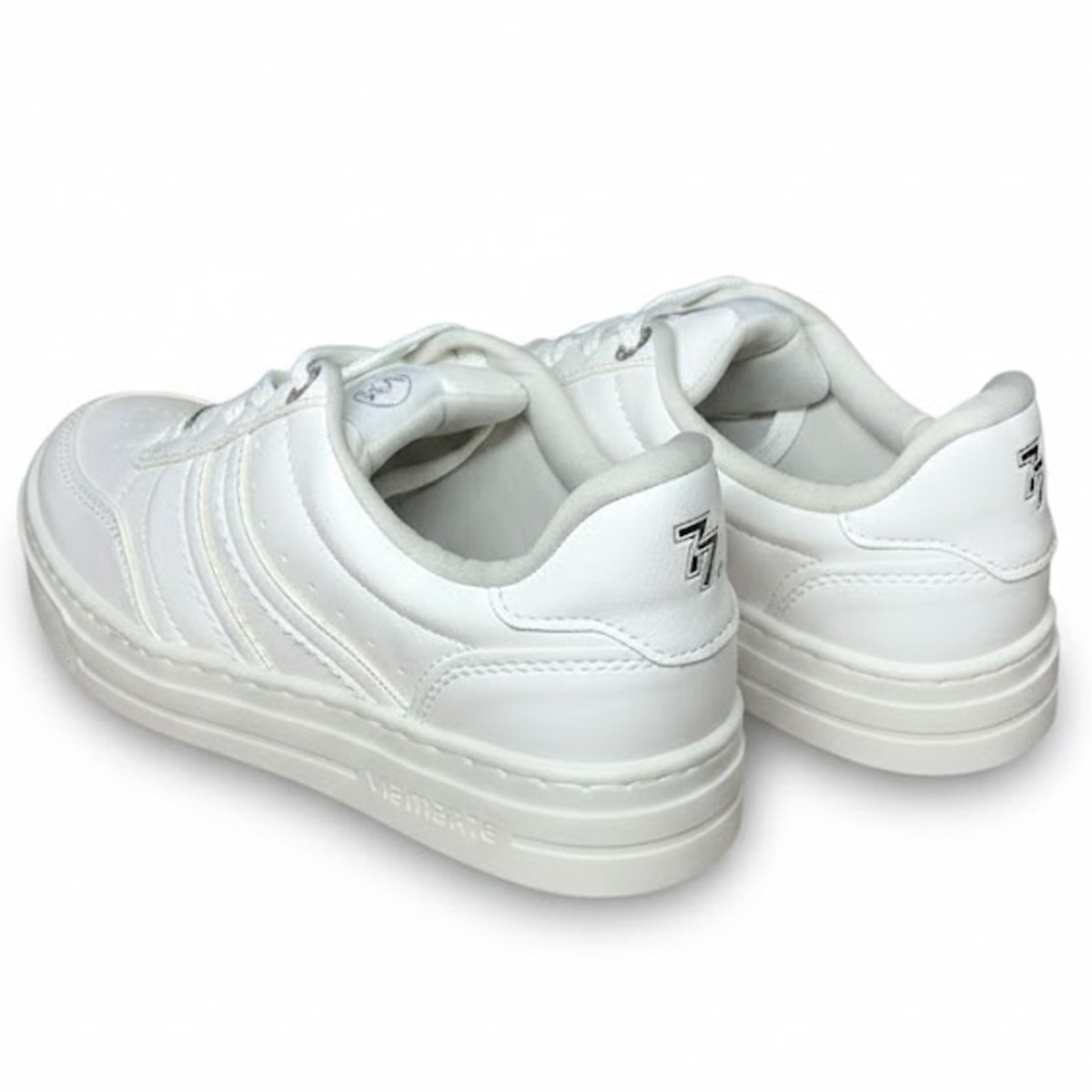Tenis Via Marte 281-001 Feminino Branco Branco 4