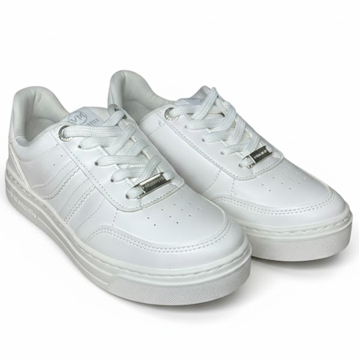 Tenis Via Marte 281-001 Feminino Branco Branco 5