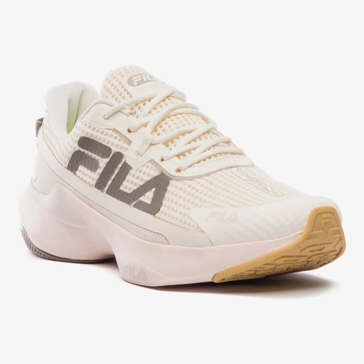 Tenis Fila Recovery Feminino Bege Bege 6