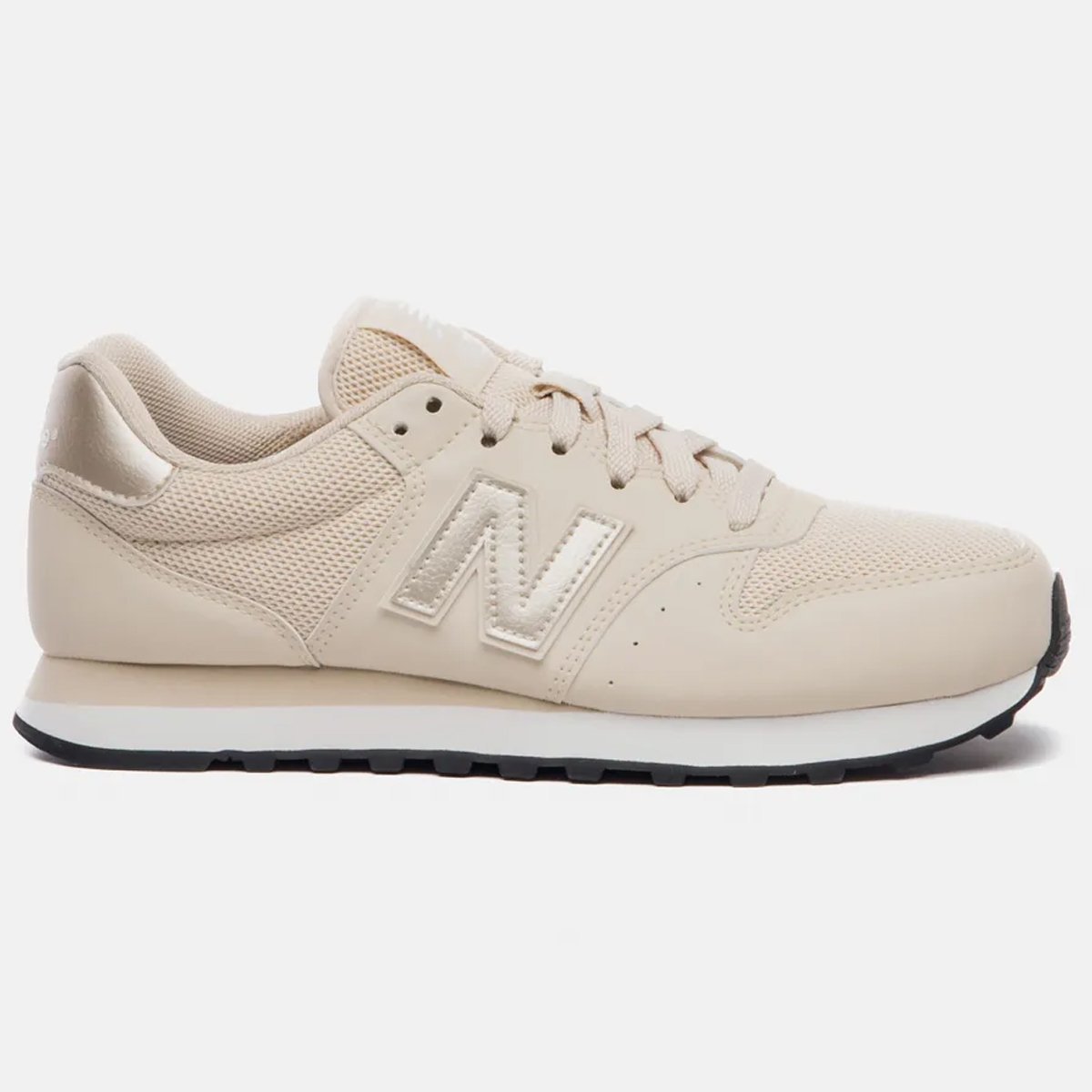 Tenis New Balance 500V2 Feminino Bege Bege 1