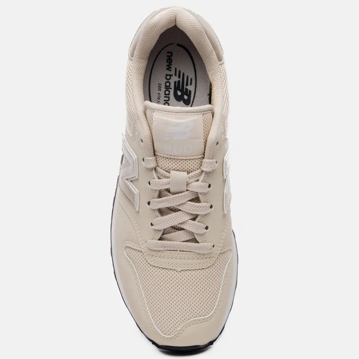 Tenis New Balance 500V2 Feminino Bege Bege 4
