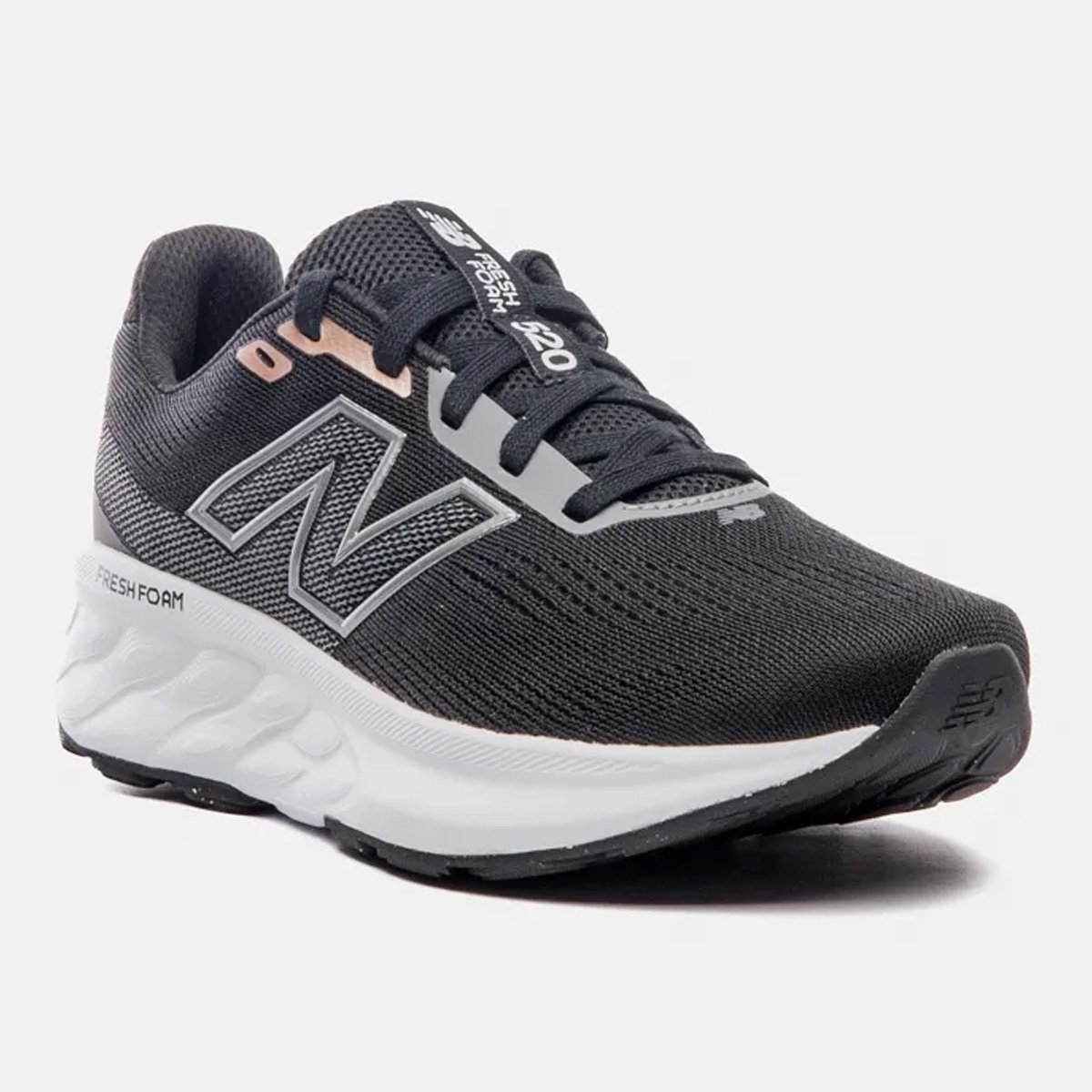 Calcado Feminino Corrida New Balance 520 V9 Preto Academia Preto 4