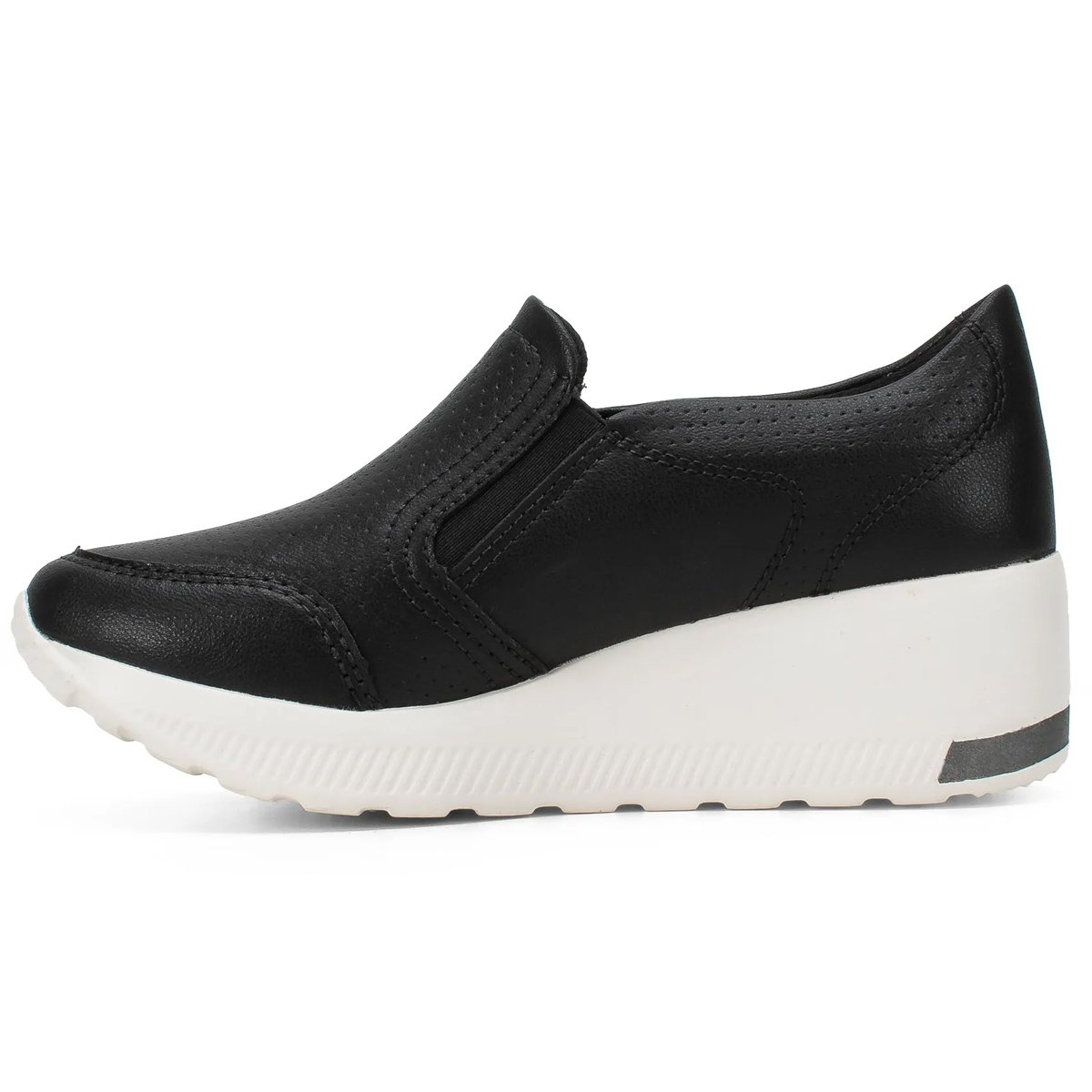 Tenis Kolosh Upper Slip On Feminino Preto Preto 2