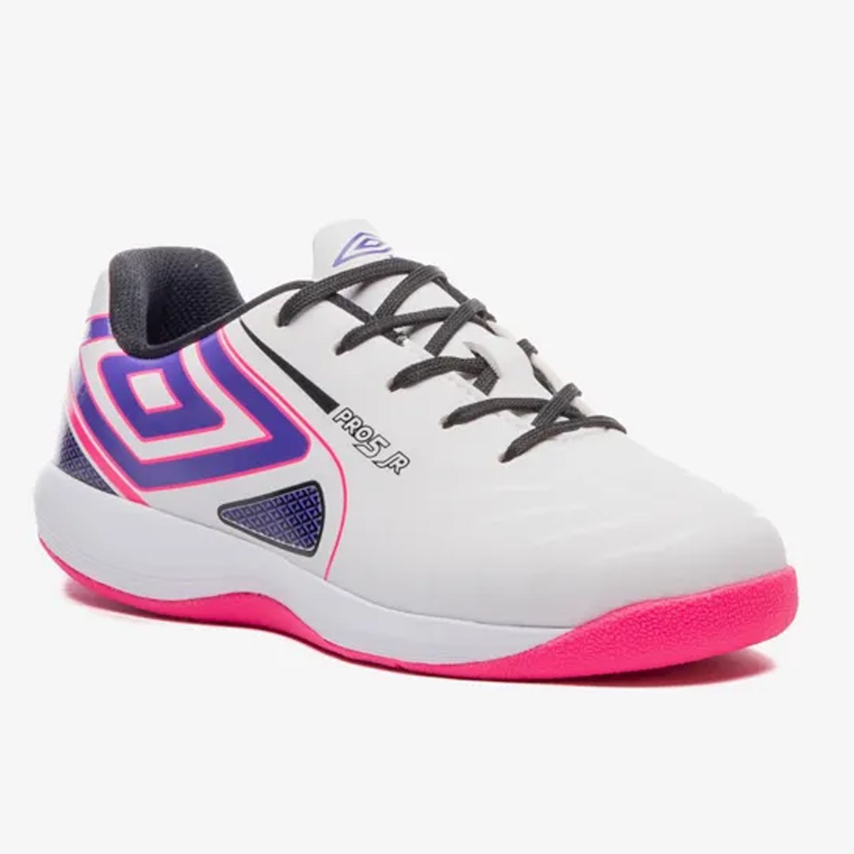 Chuteira Futsal Umbro Pro 5 Jr Infantil Branco Branco 3