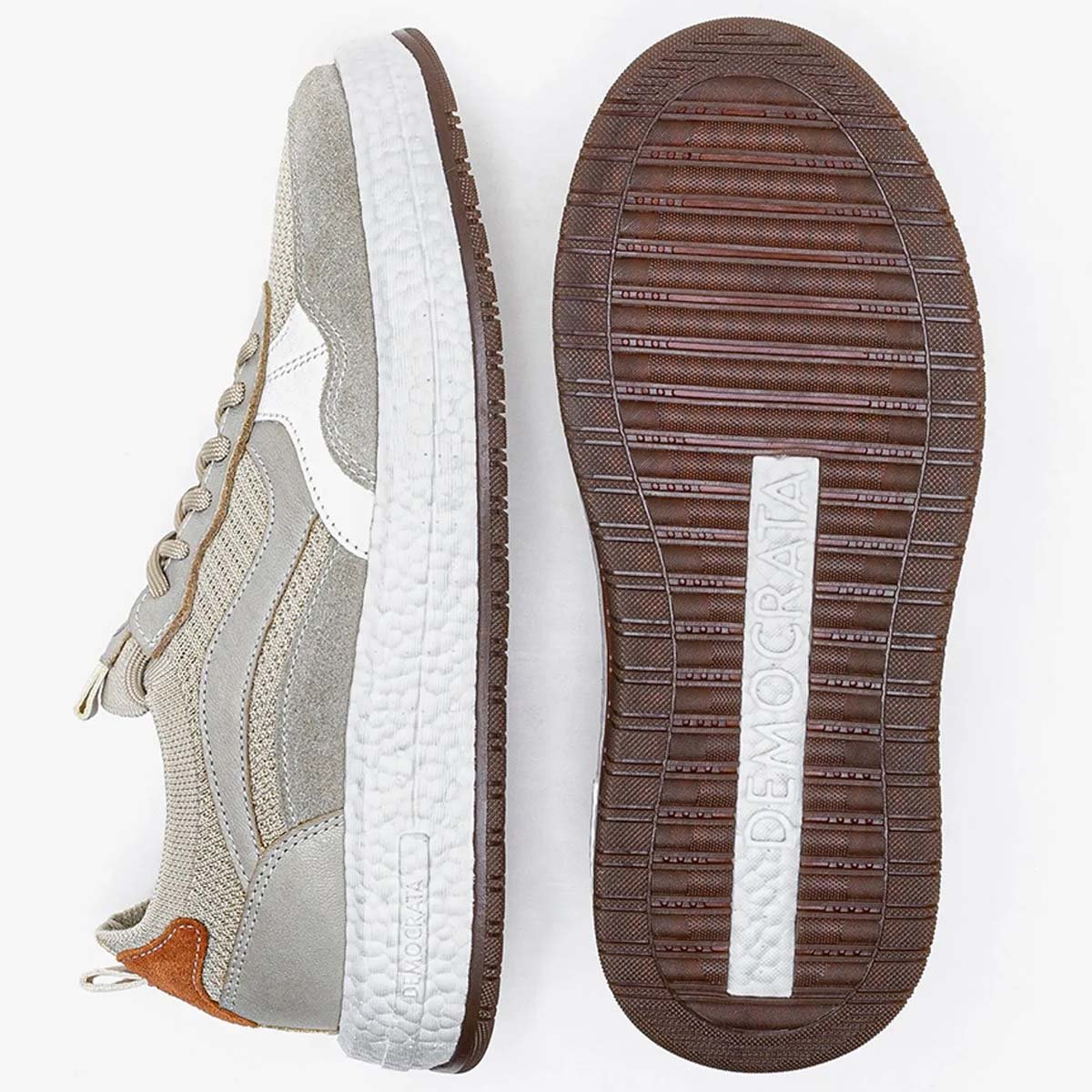 Tenis Democrata Drake Pulse Feminino Off White Cinza 6