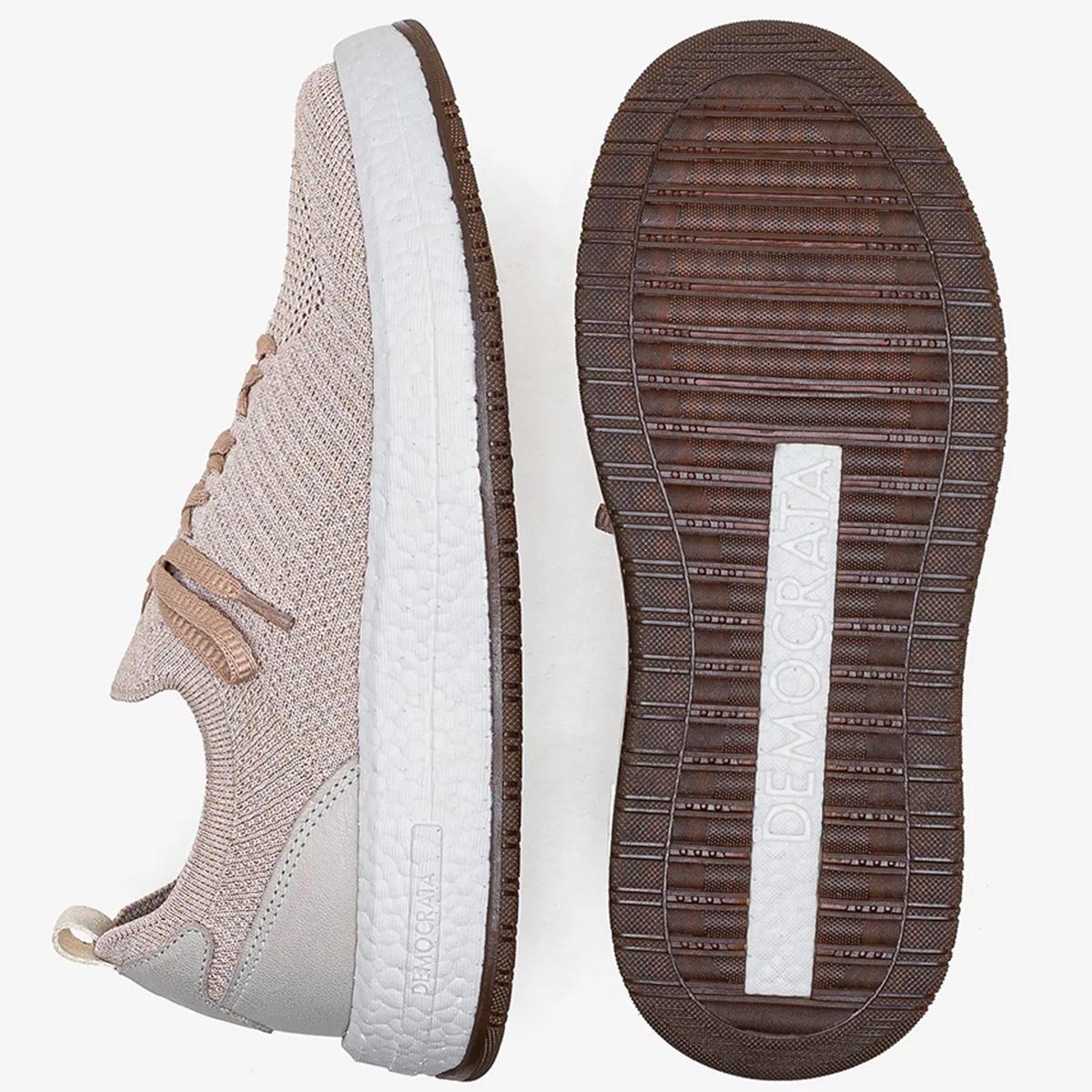 Tenis Democrata Drake Pulse Feminino Off White Bege 6