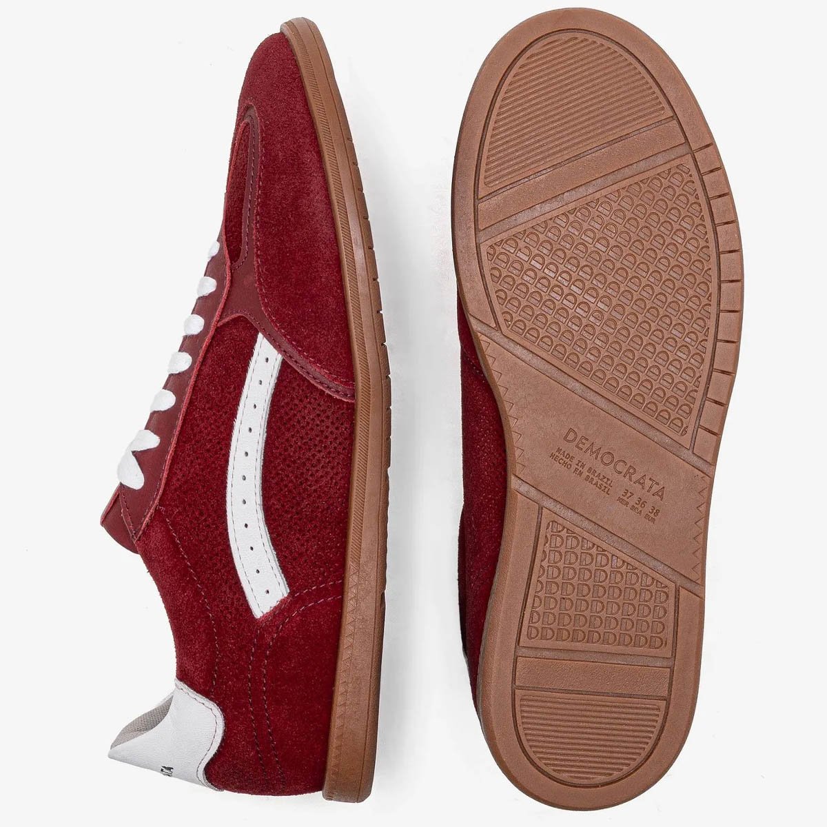 Tenis Democrata Olivia Feminino Vinho Vinho 5