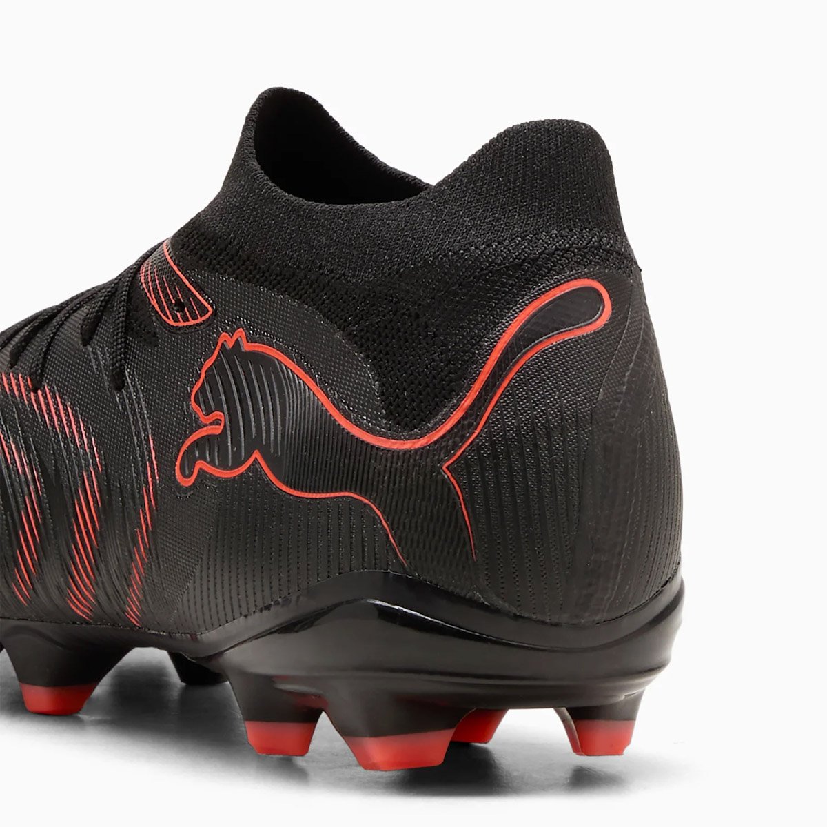 Chuteira Campo Puma Future 9 Match FG/AG Unissex Preto Preto/Vermelho 4