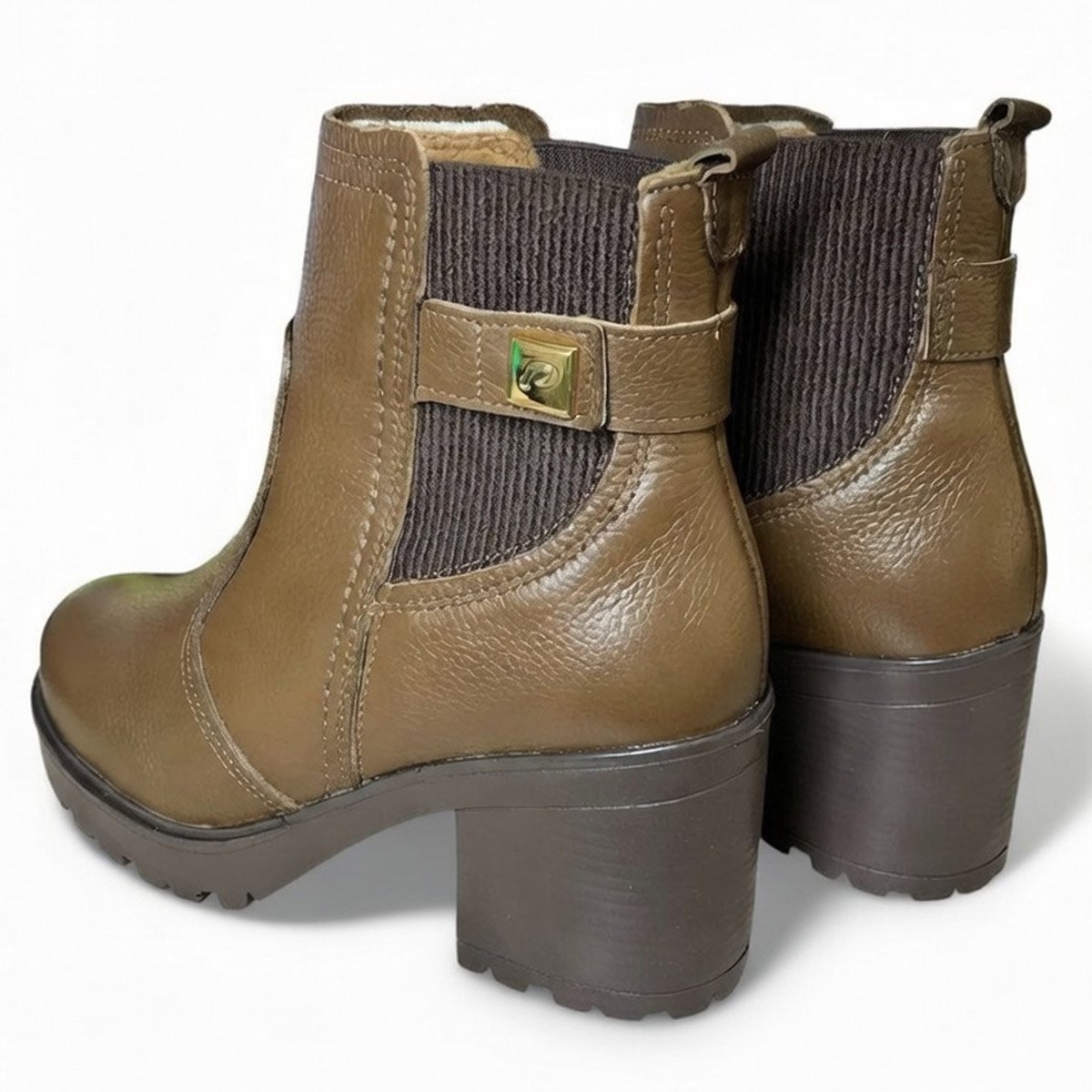 Bota Pegada 282603 Feminina Marrom Marrom 5