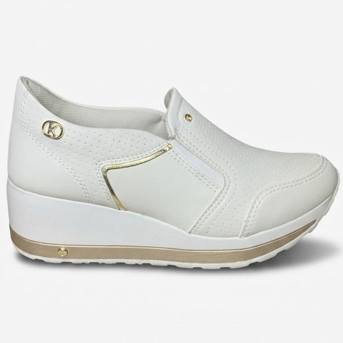 Tenis Kolosh Upper Slip On Feminino White