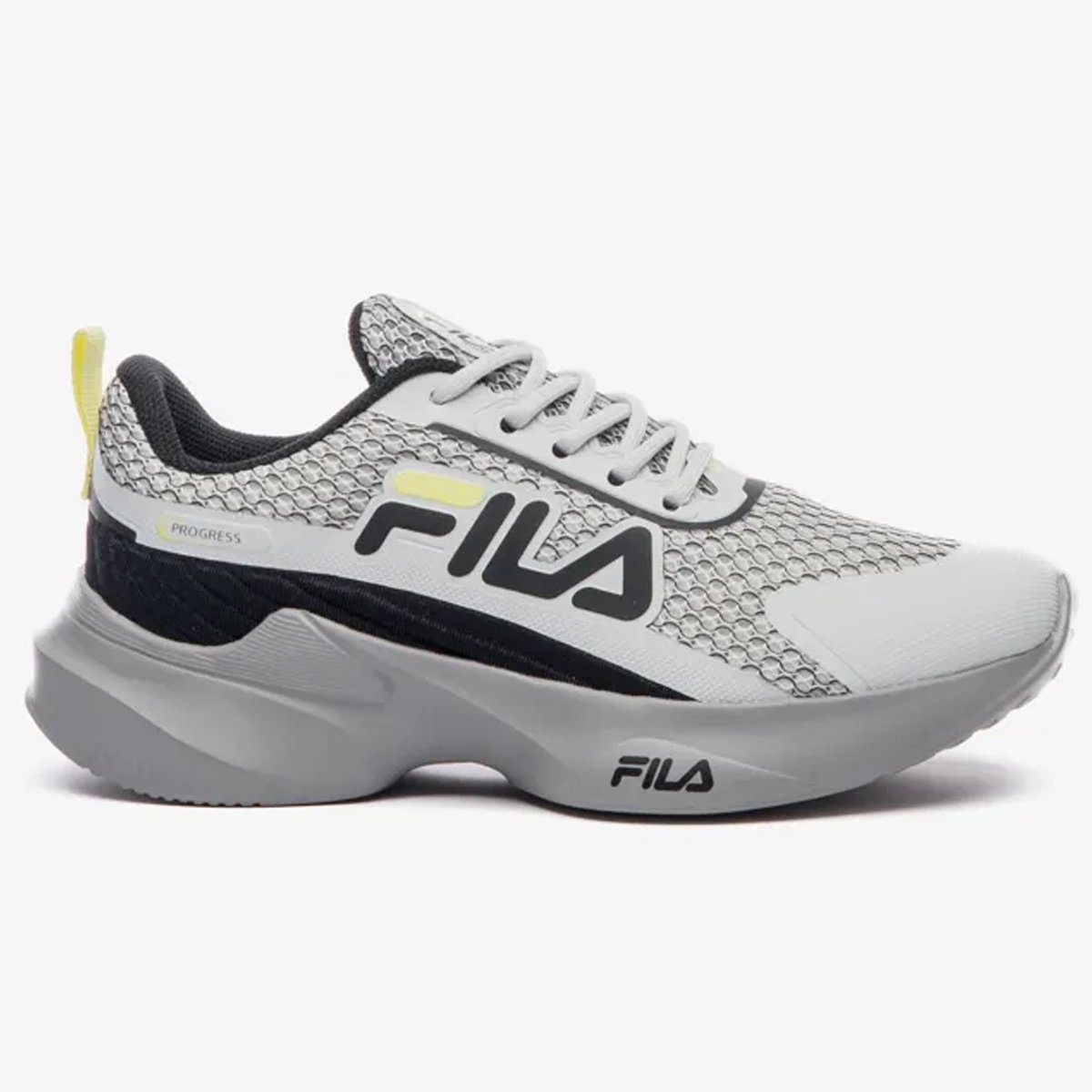 Tenis Fila Progress Infantil Cinza