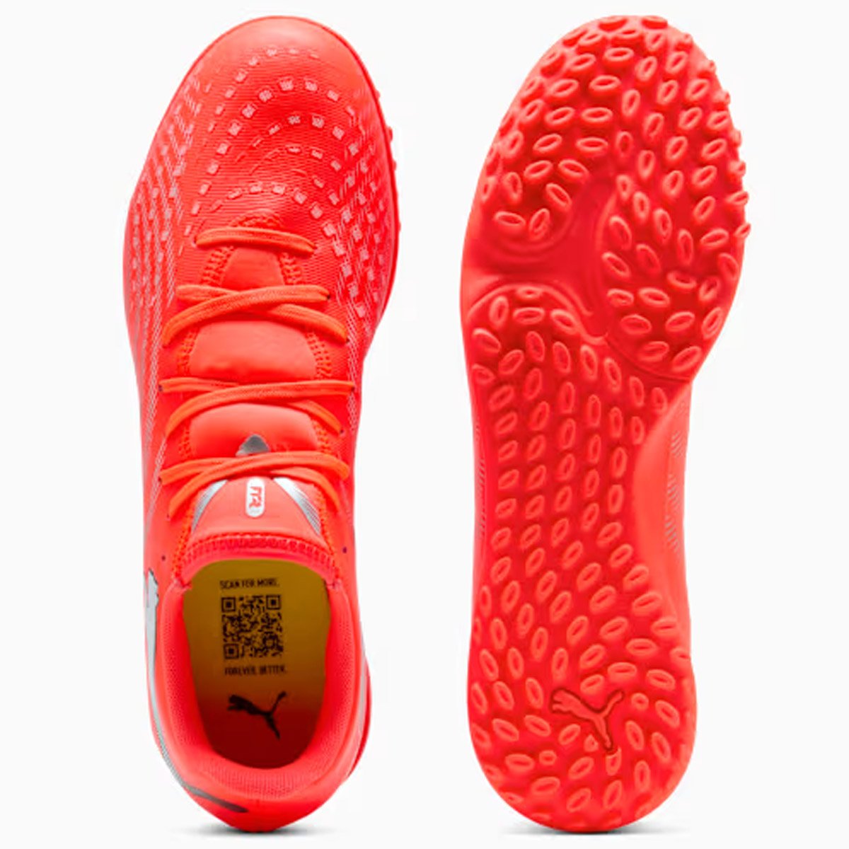 Society Puma Future 9 Play TT Unissex Coral Laranja 5
