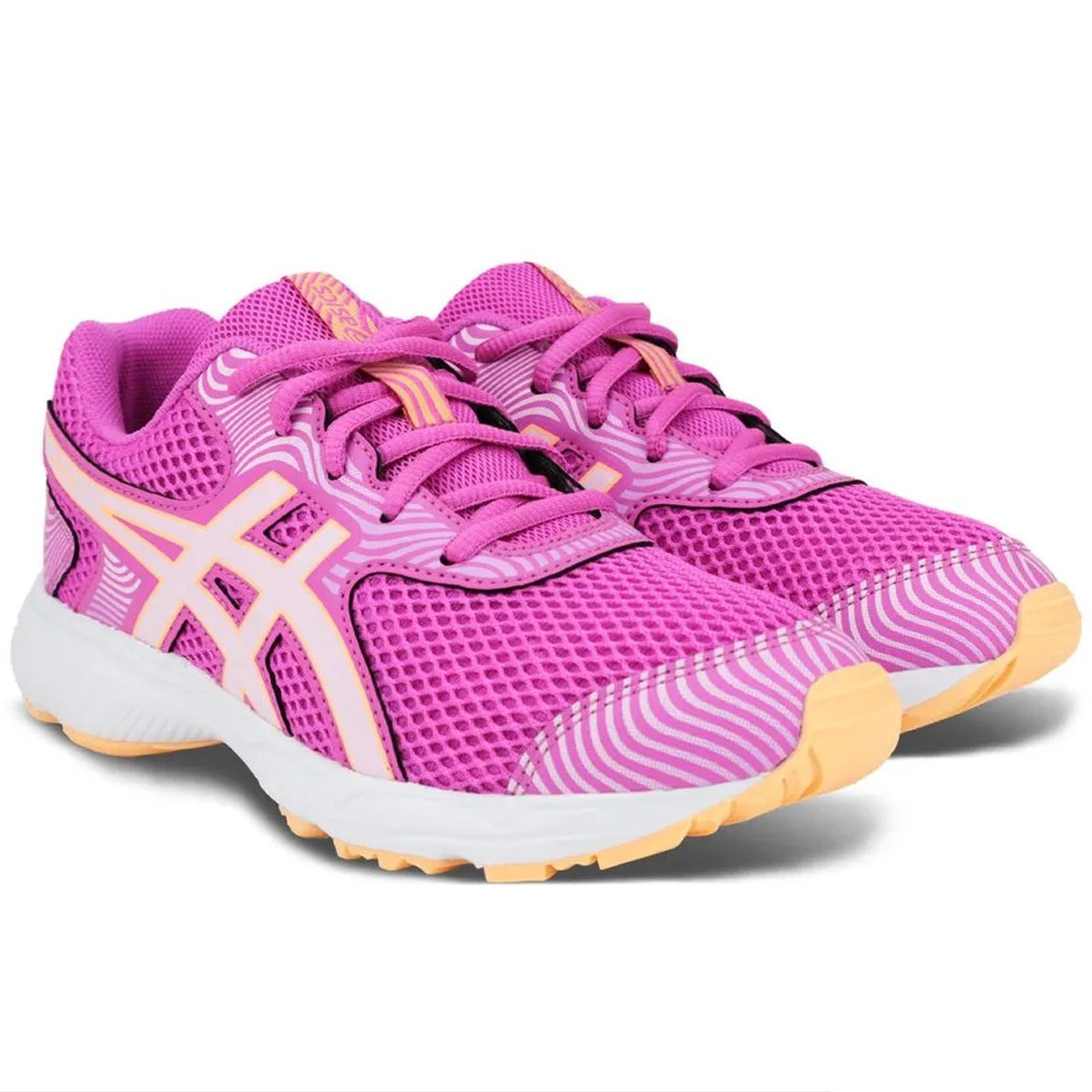Tenis Asics Buzz 4 Infantil Pink Rosa 5