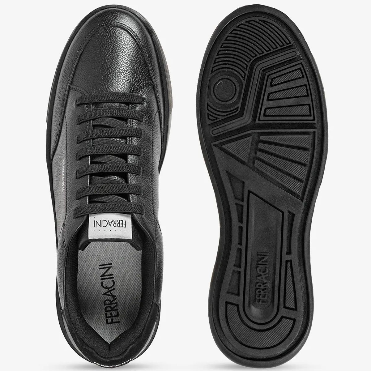 Sapatenis Ferracini Milan Masculino Preto Preto 4