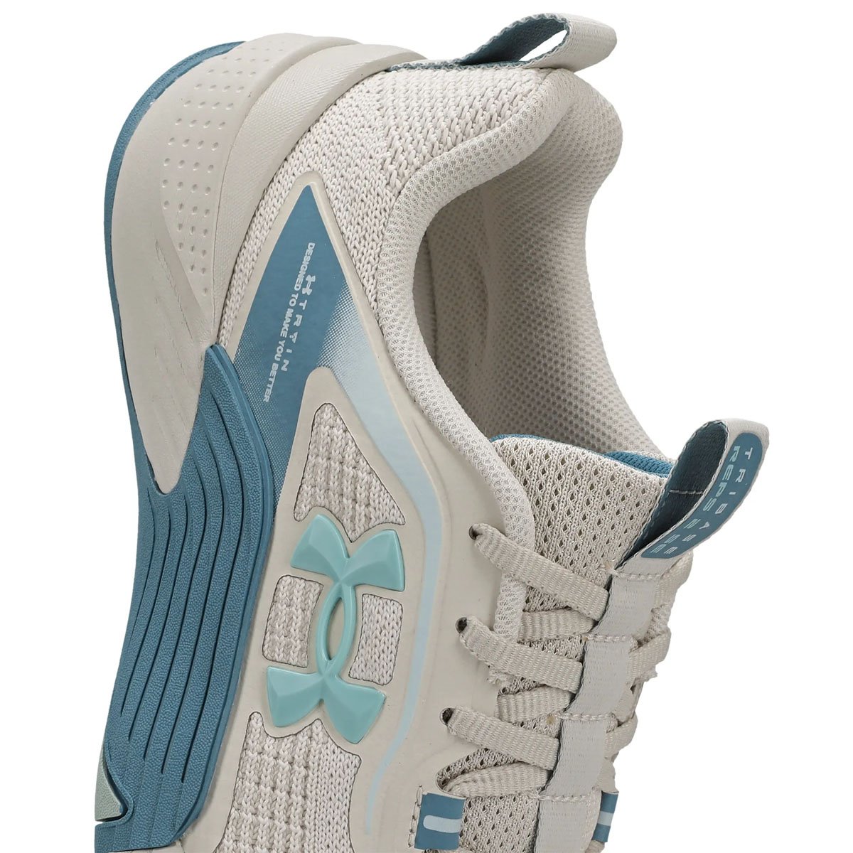 Tenis Under Armour Tribase Reps 2 SE Feminino Marfim Off White/Azul 8