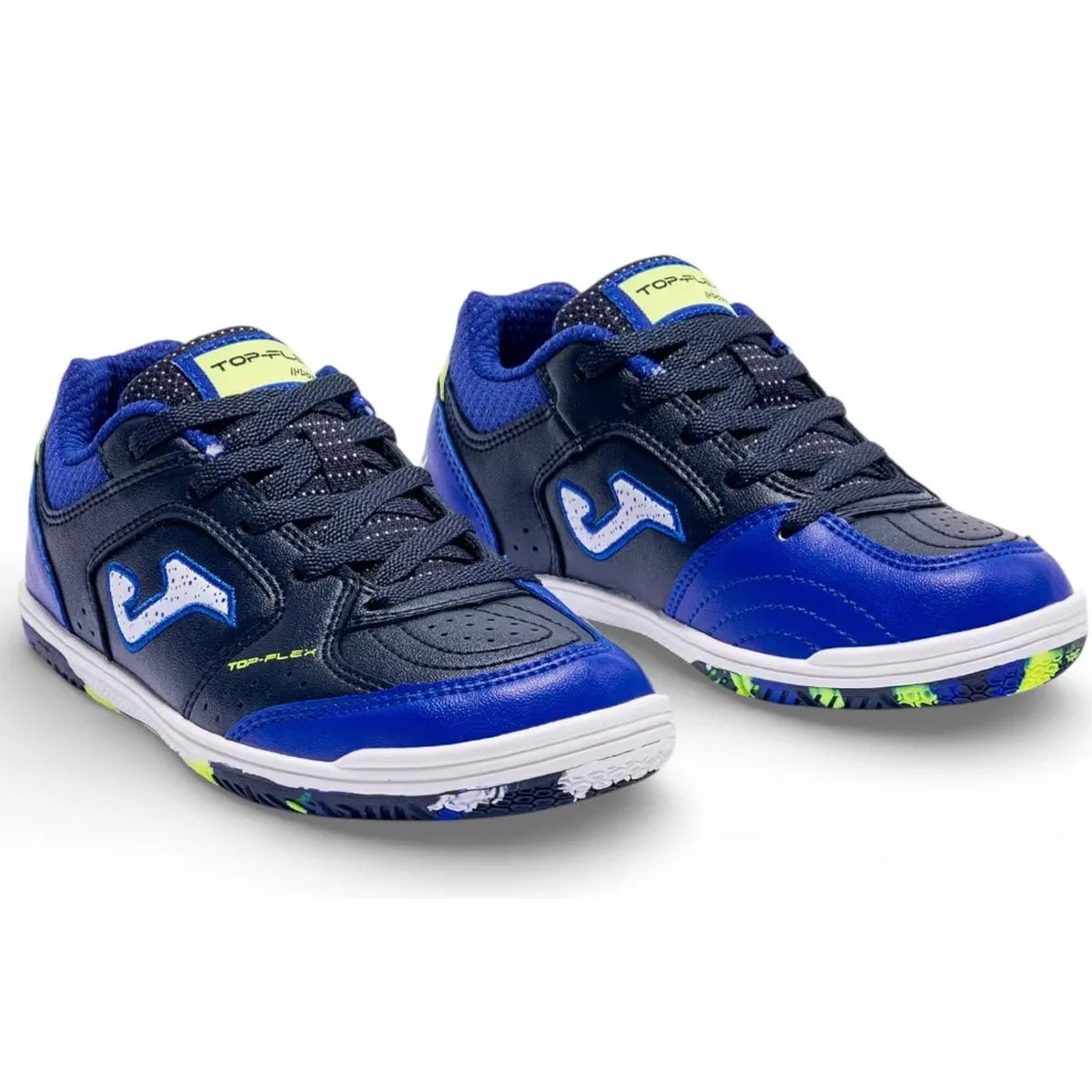 Chuteira Futsal Joma Top Flex Jr Infantil Azul Azul Marinho 4