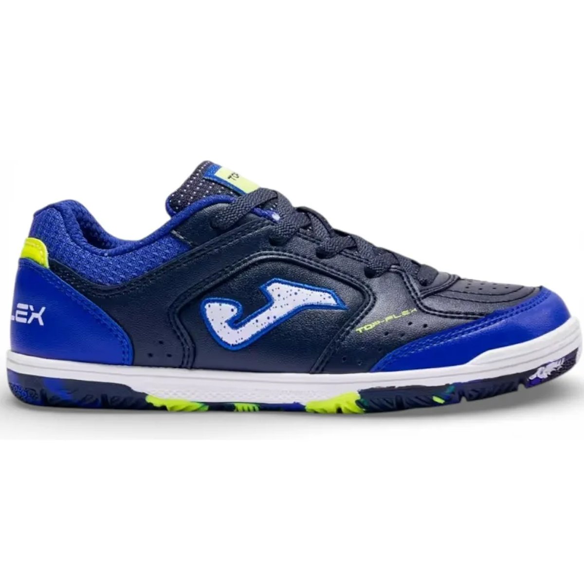 Chuteira Futsal Joma Top Flex Jr Infantil Azul