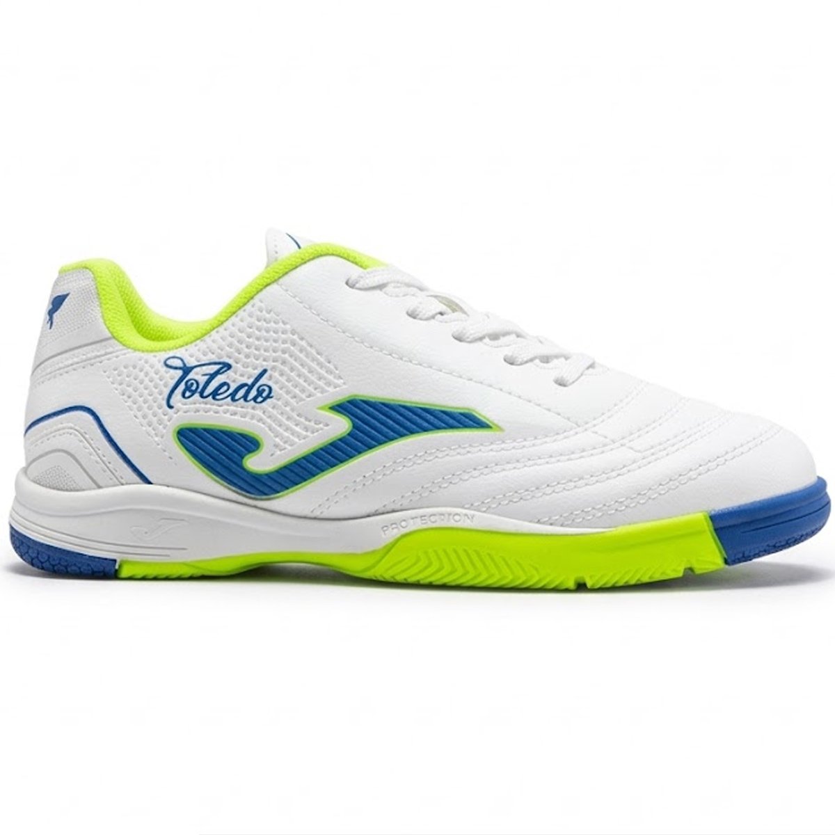 Chuteira Futsal Joma Toledo Jr Infantil Branco