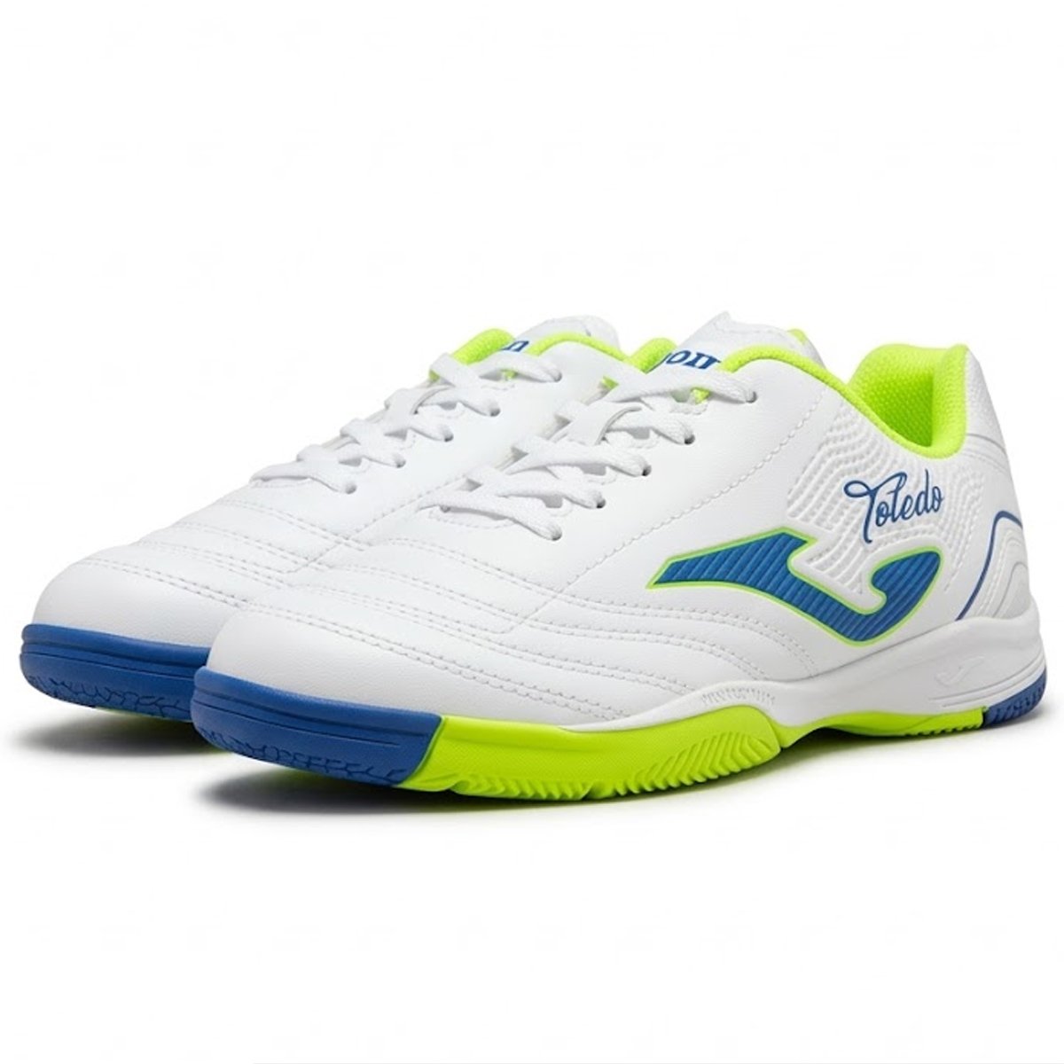 Chuteira Futsal Joma Toledo Jr Infantil Branco Branco 3