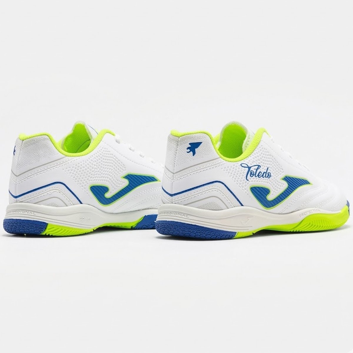 Chuteira Futsal Joma Toledo Jr Infantil Branco Branco 4