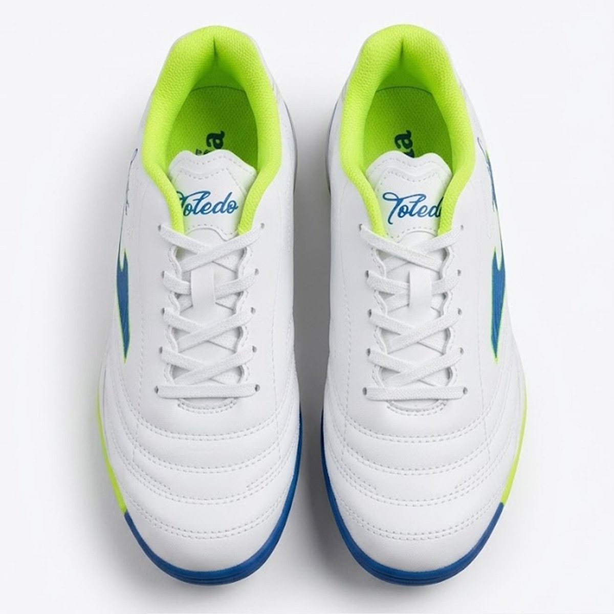 Chuteira Futsal Joma Toledo Jr Infantil Branco Branco 5