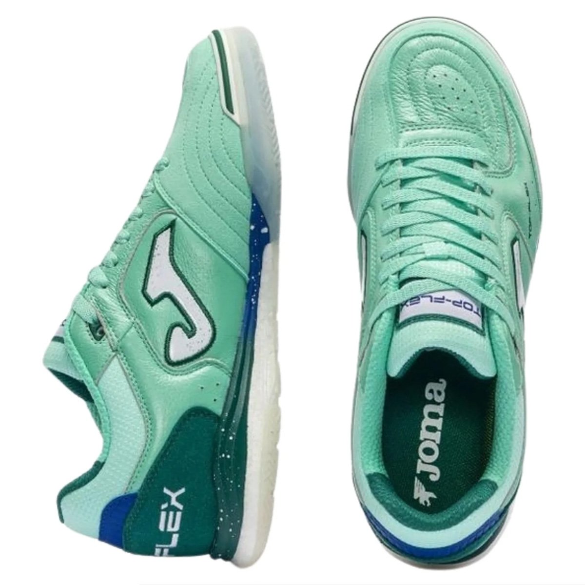 Chuteira Futsal Joma Top Flex Rebound Unissex Verde Verde 5