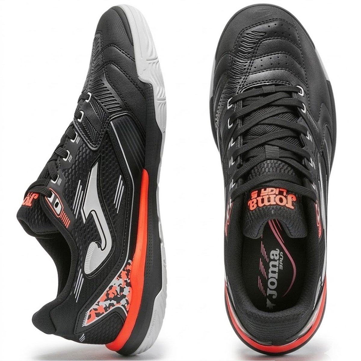 Chuteira Futsal Joma Liga 5 Unissex Preto Preto 5