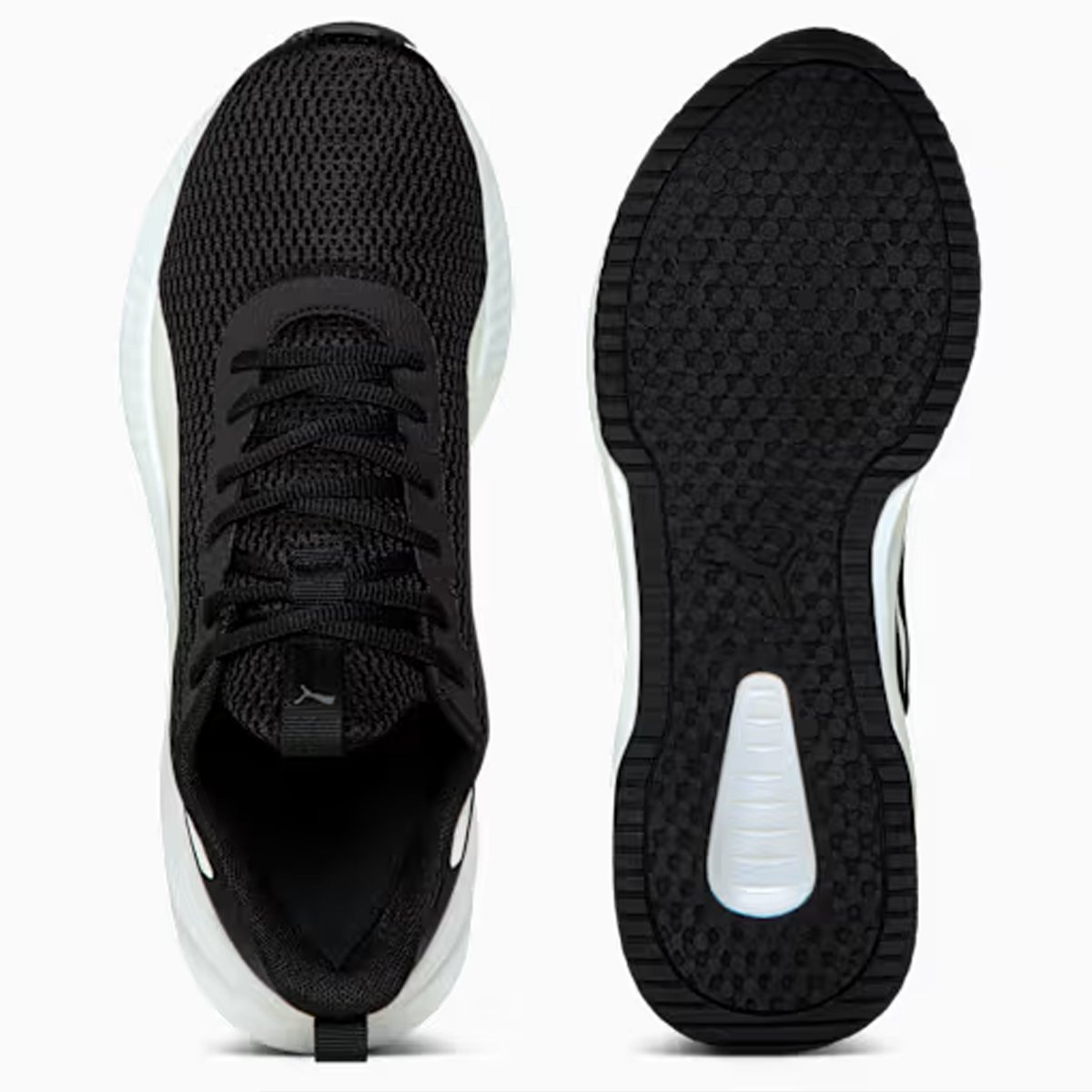 Tenis Puma Flyer Lite 3 BDP Masculino Preto Preto/Branco 5