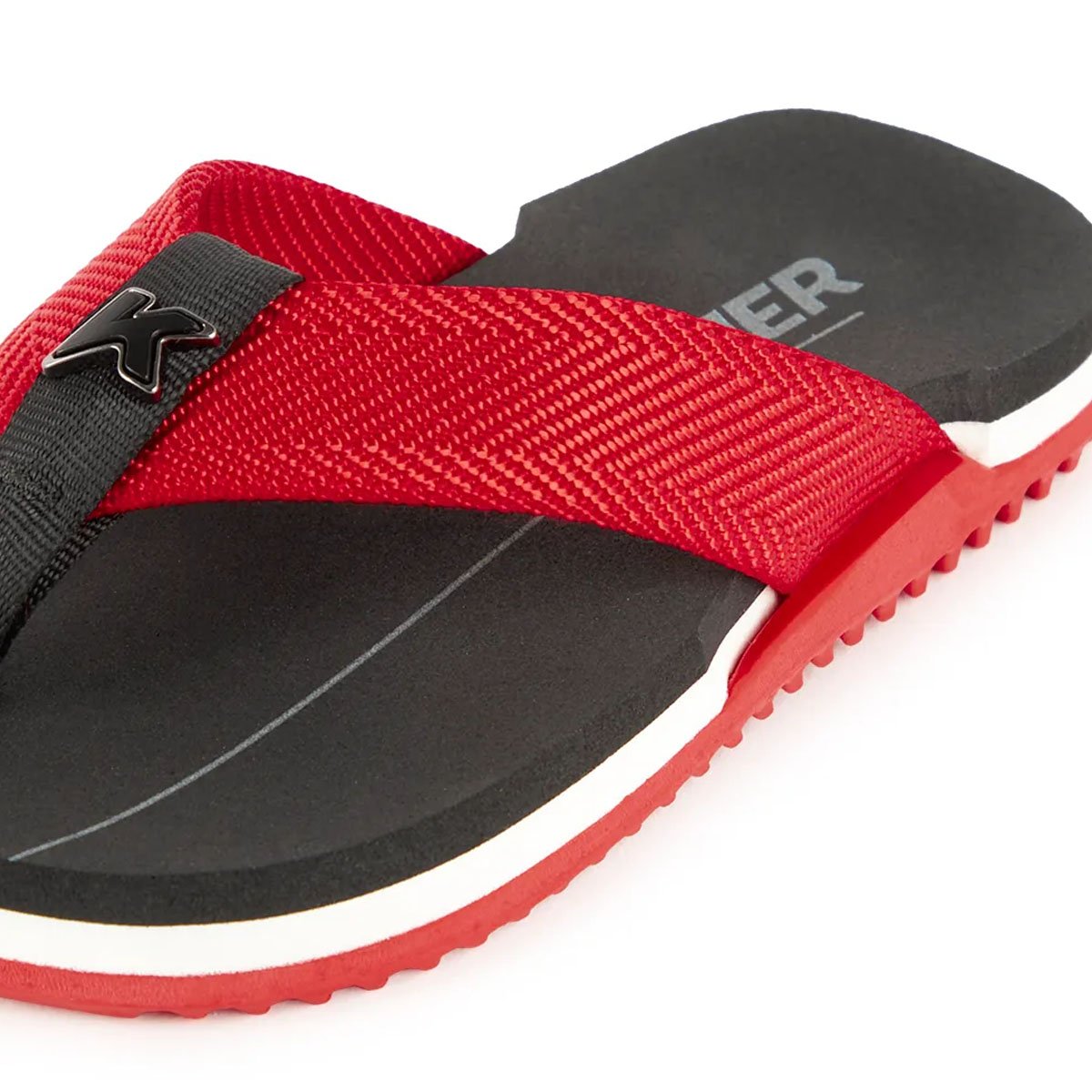 Chinelo Kenner NK6 Pro Kids Infantil Vermelho Vermelho/Preto 5