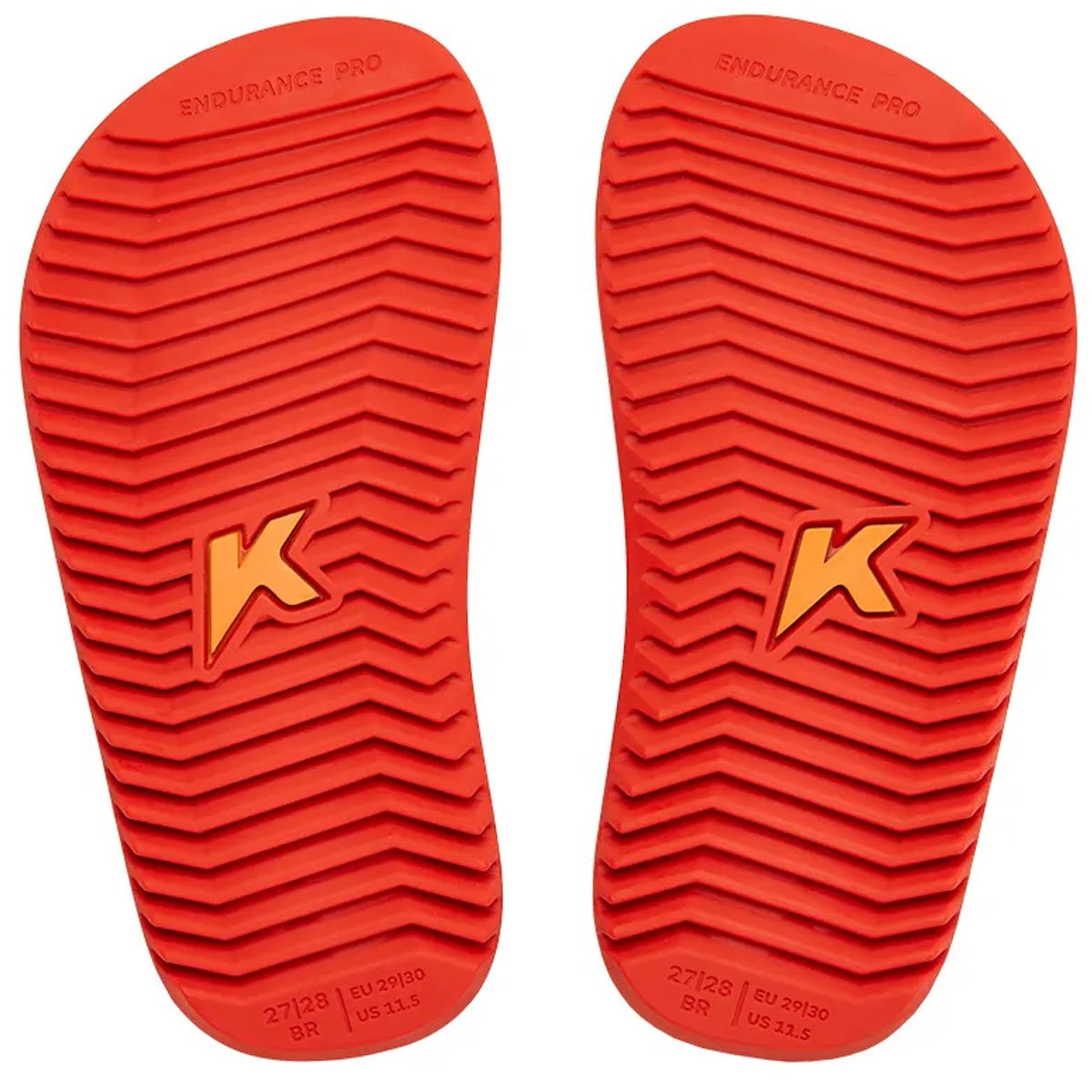 Chinelo Kenner NK6 Pro Kids Infantil Vermelho Vermelho/Preto 6