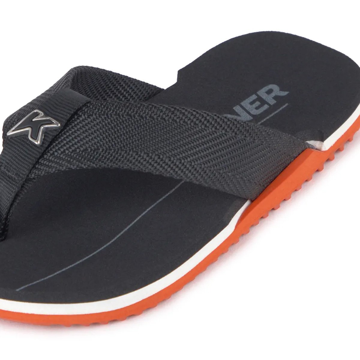 Chinelo Kenner NK6 Pro Kids Infantil Laranja Preto/Laranja 6
