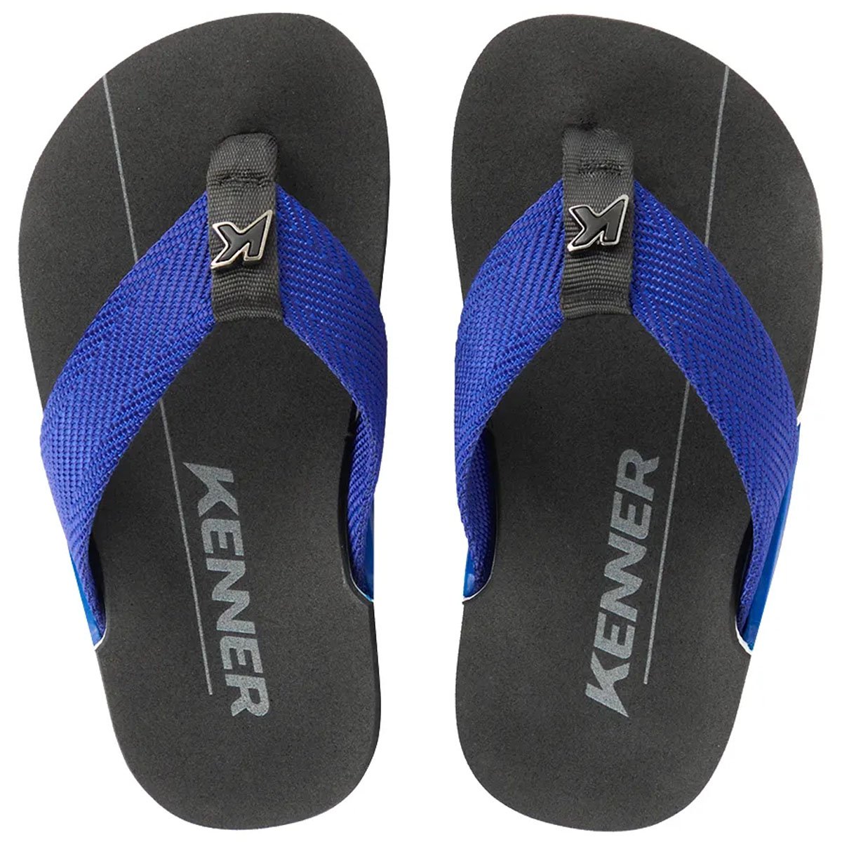 Chinelo Kenner NK6 Pro Kids Infantil Azul Azul/Preto 4