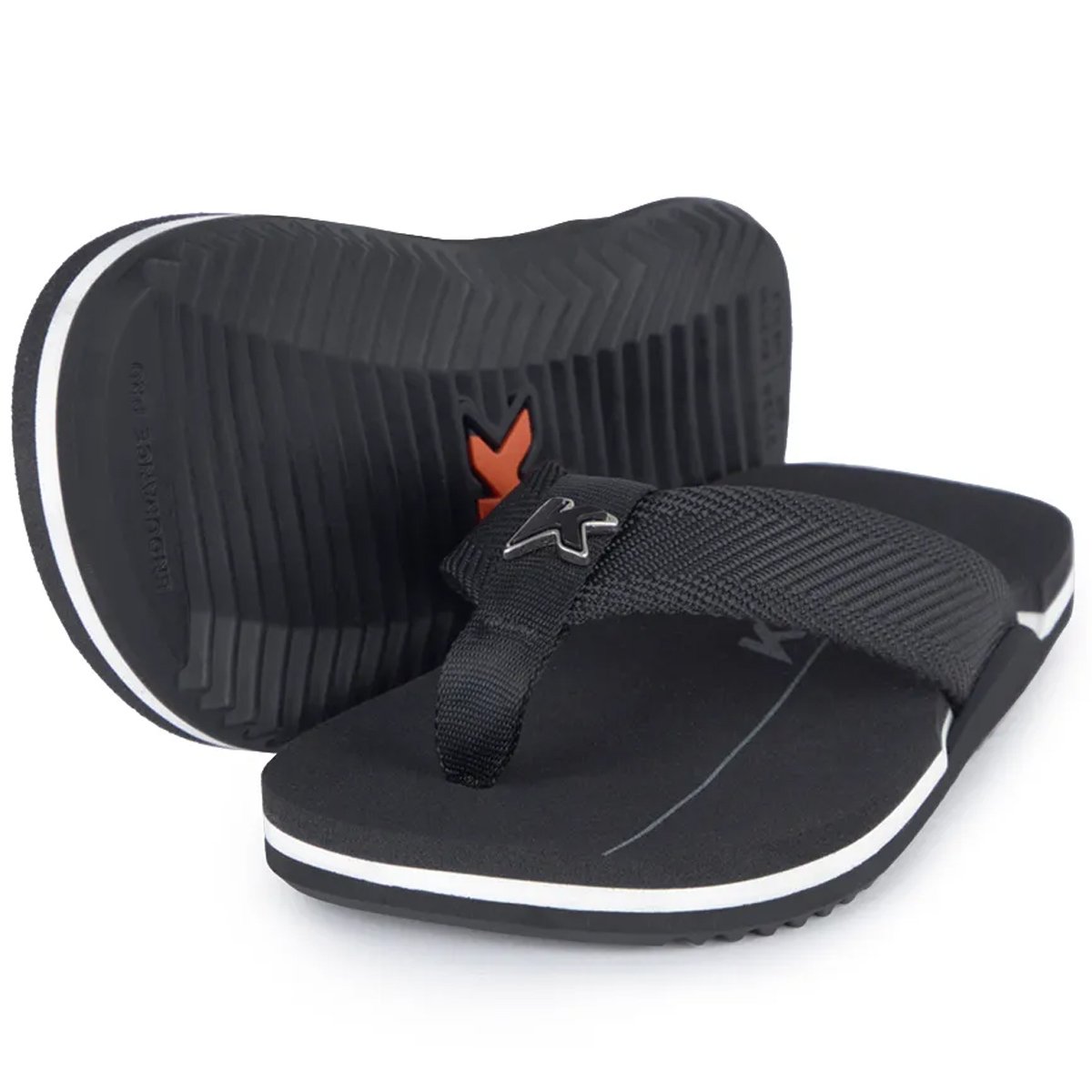 Chinelo Kenner NK6 Pro Kids Infantil Preto Preto 3