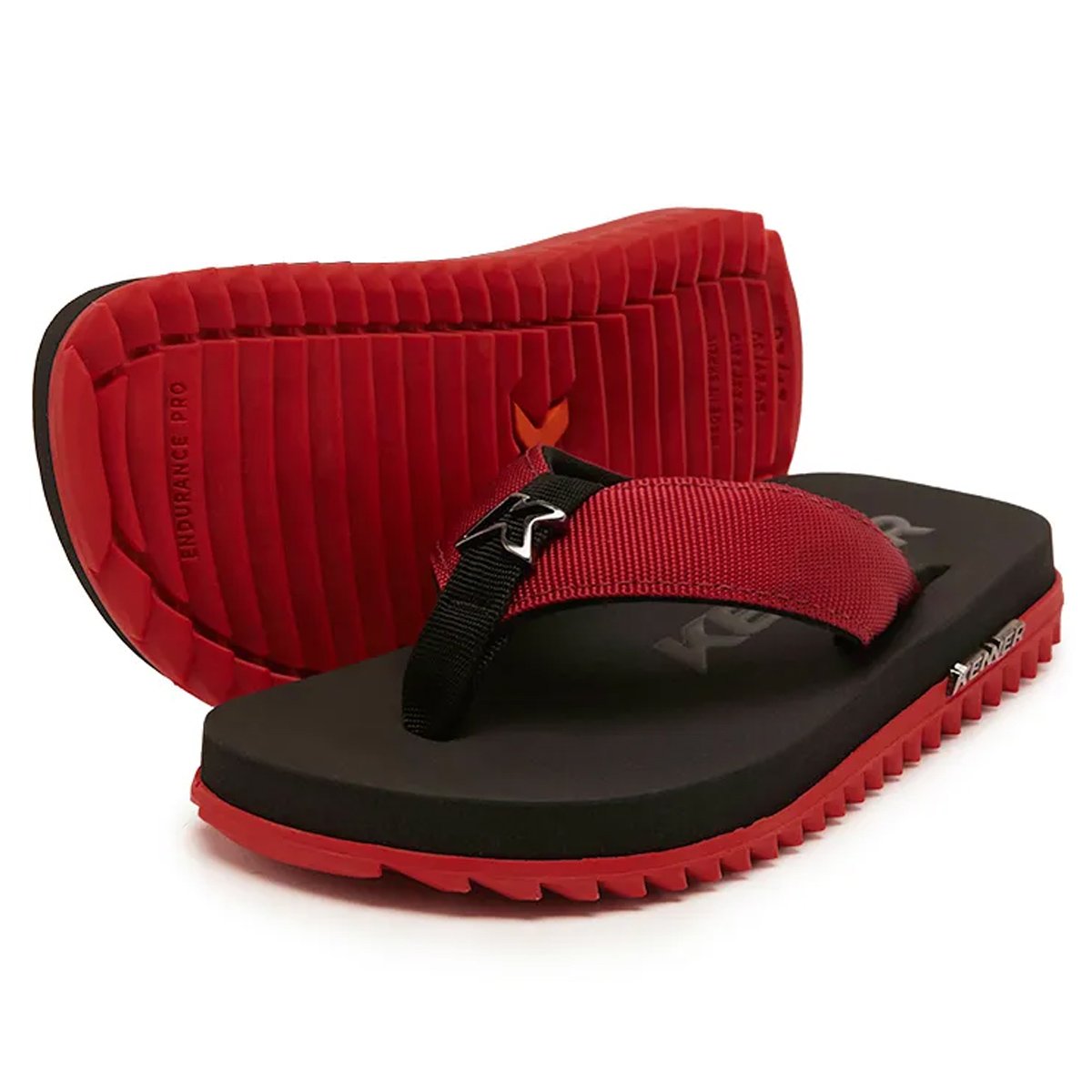Chinelo Kenner Kivah Kids TKS Infantil Vermelho Vermelho 3